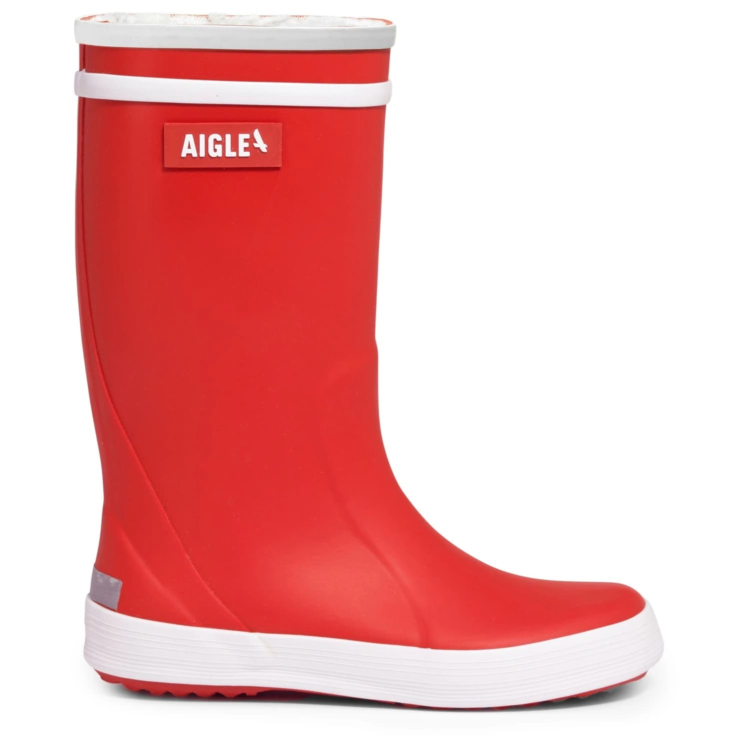 Детски зимни ботуши Aigle Kid's Lolly Pop Fur 2 Wellington boots - Rouge