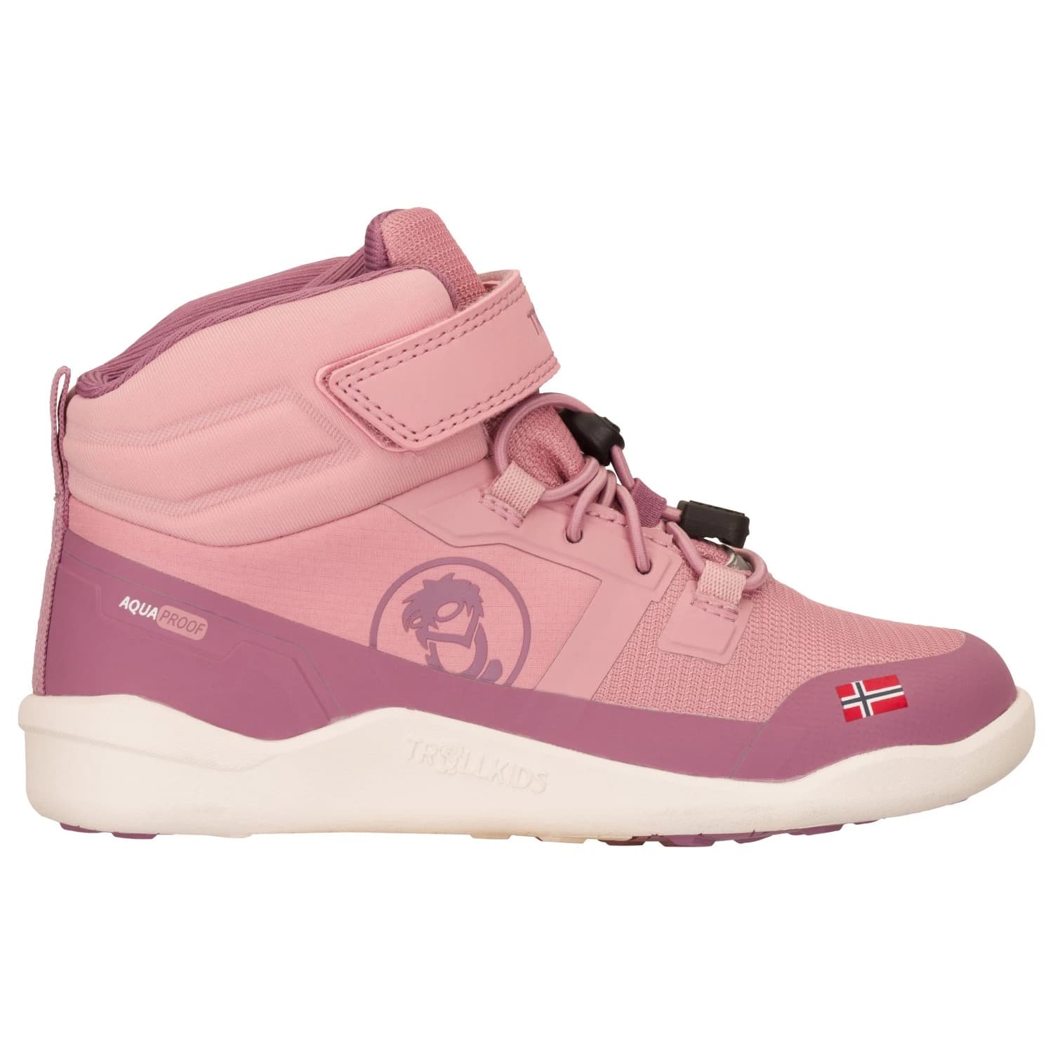 Детски зимни ботуши Trollkids Kid's Hovden Barefoot Winter Hiker Winter boots - Pink Dawn