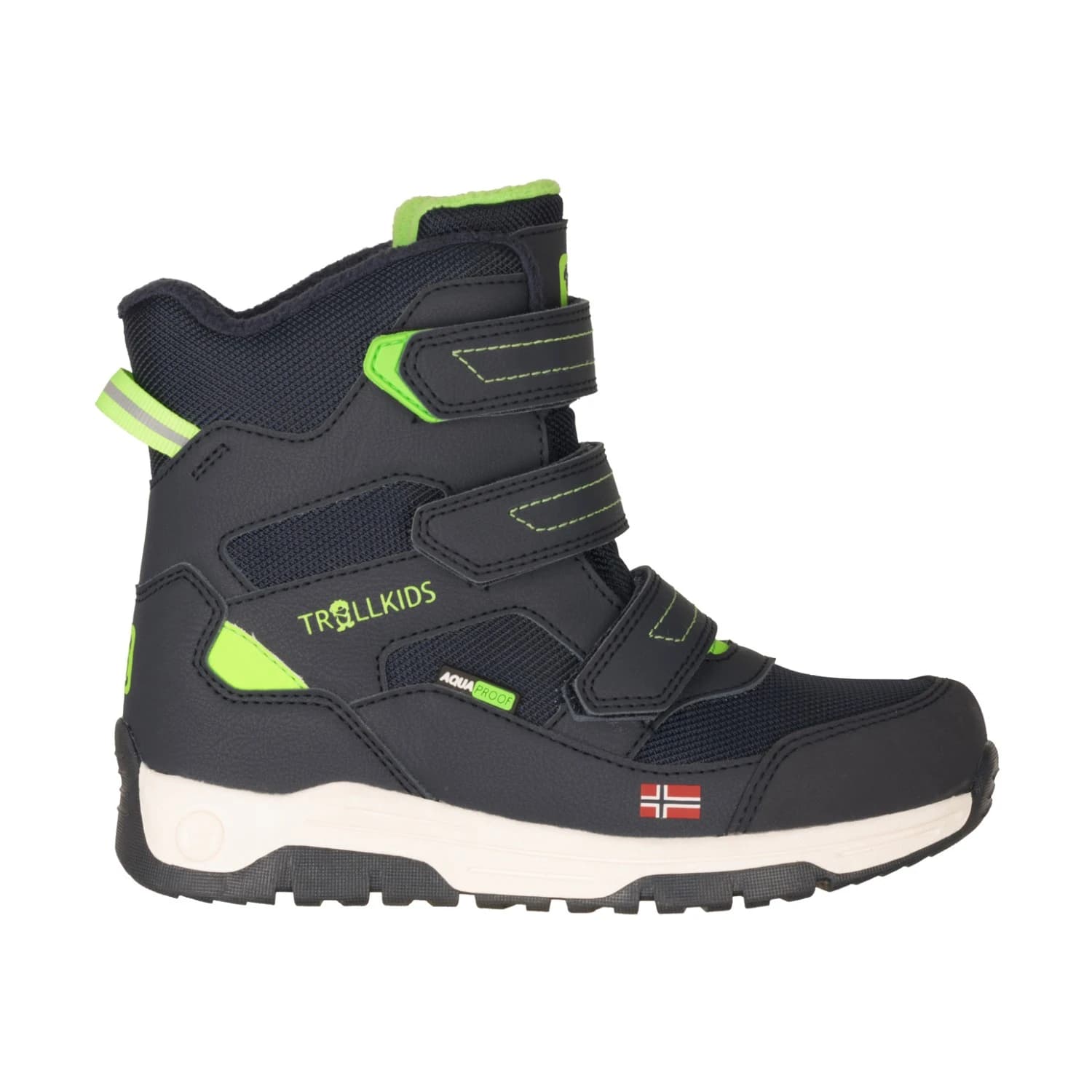Детски зимни ботуши Trollkids Kid's Lofoten Winter Boots XTS Winter boots - Navy / Viper Green