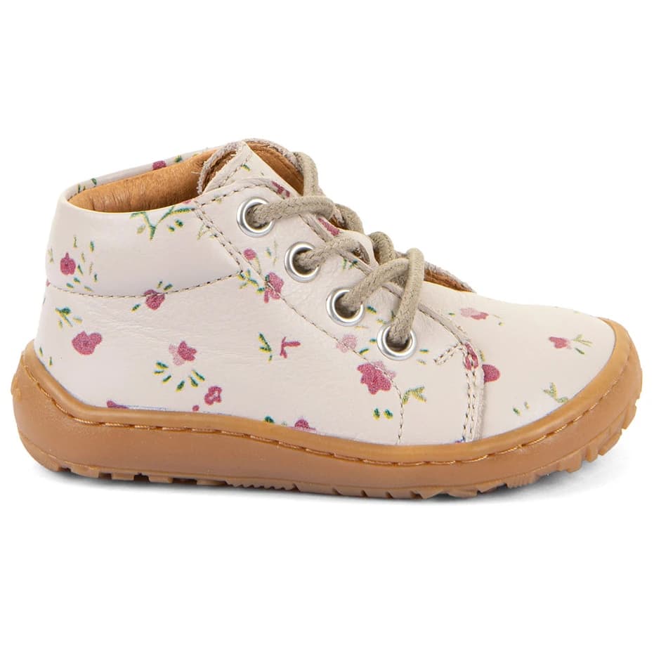 Детски обувки barefoot Froddo Kid's Barefoot First Step Laces Barefoot shoes - Flowers