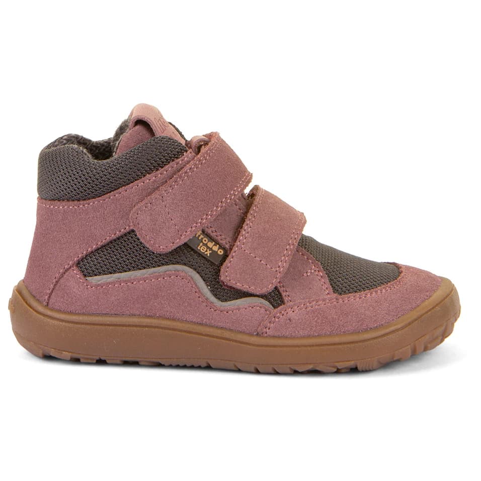 Детски обувки barefoot Froddo Kid's Barefoot Tex Autumn Barefoot shoes - Grey / Pink