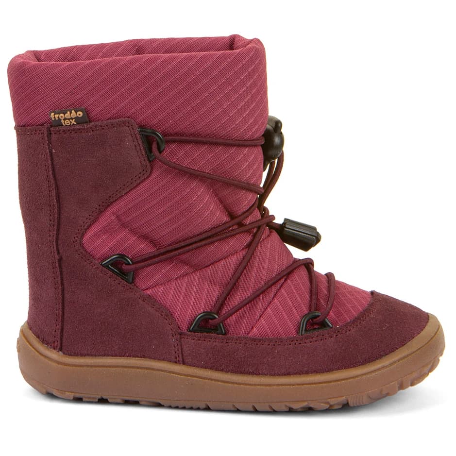 Детски зимни ботуши Froddo Kid's Barefoot Tex Track Wool Winter boots - Bordeaux