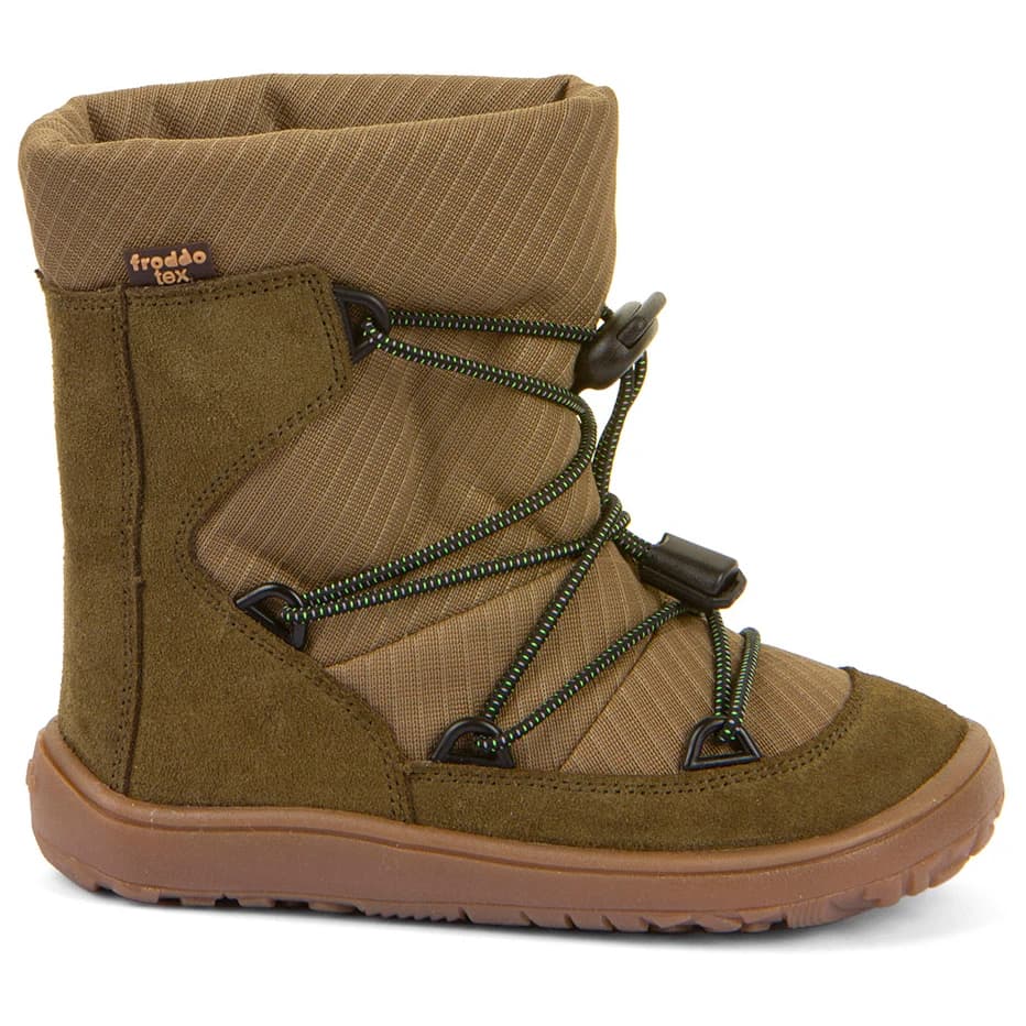 Детски зимни ботуши Froddo Kid's Barefoot Tex Track Wool Winter boots - Olive
