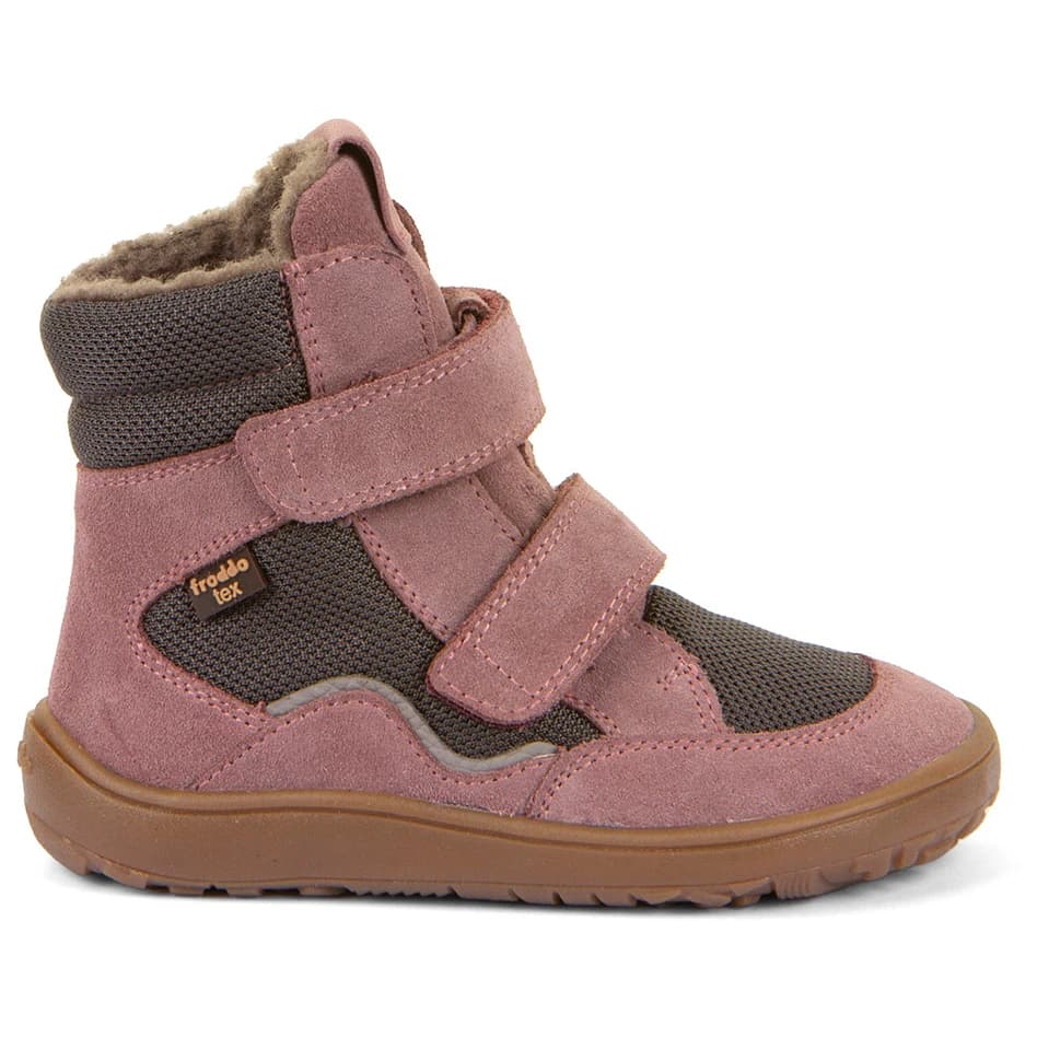 Детски зимни ботуши Froddo Kid's Barefoot Tex Winter Winter boots - Grey / Pink