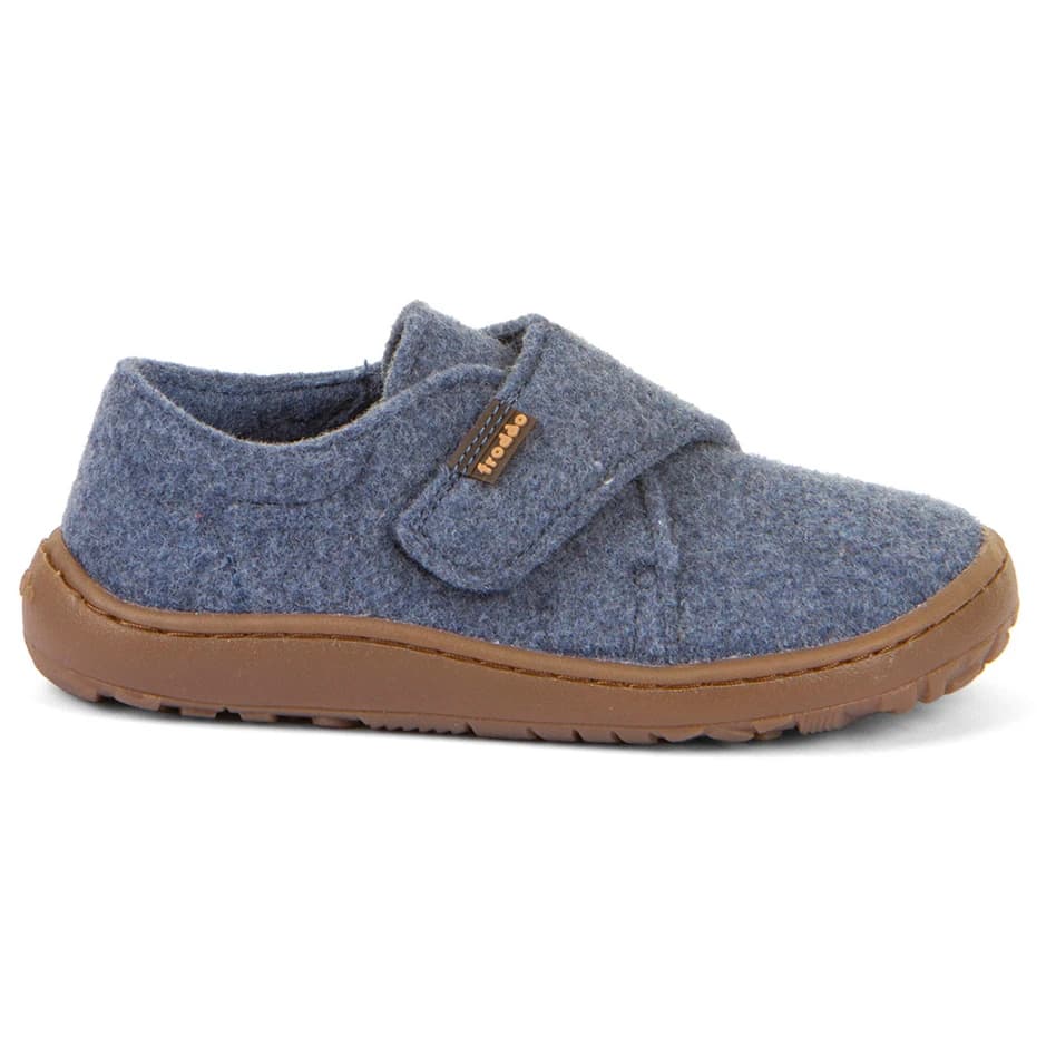 Детски пантофи Froddo Kid's Barefoot Wooly Slippers - Denim