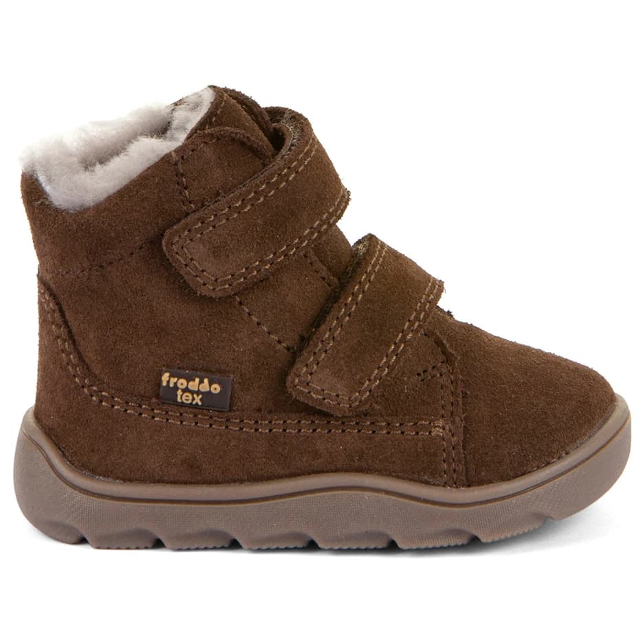 Детски зимни ботуши Froddo Kid's Zeru Tex Furry Barefoot Winter boots - Dark Brown