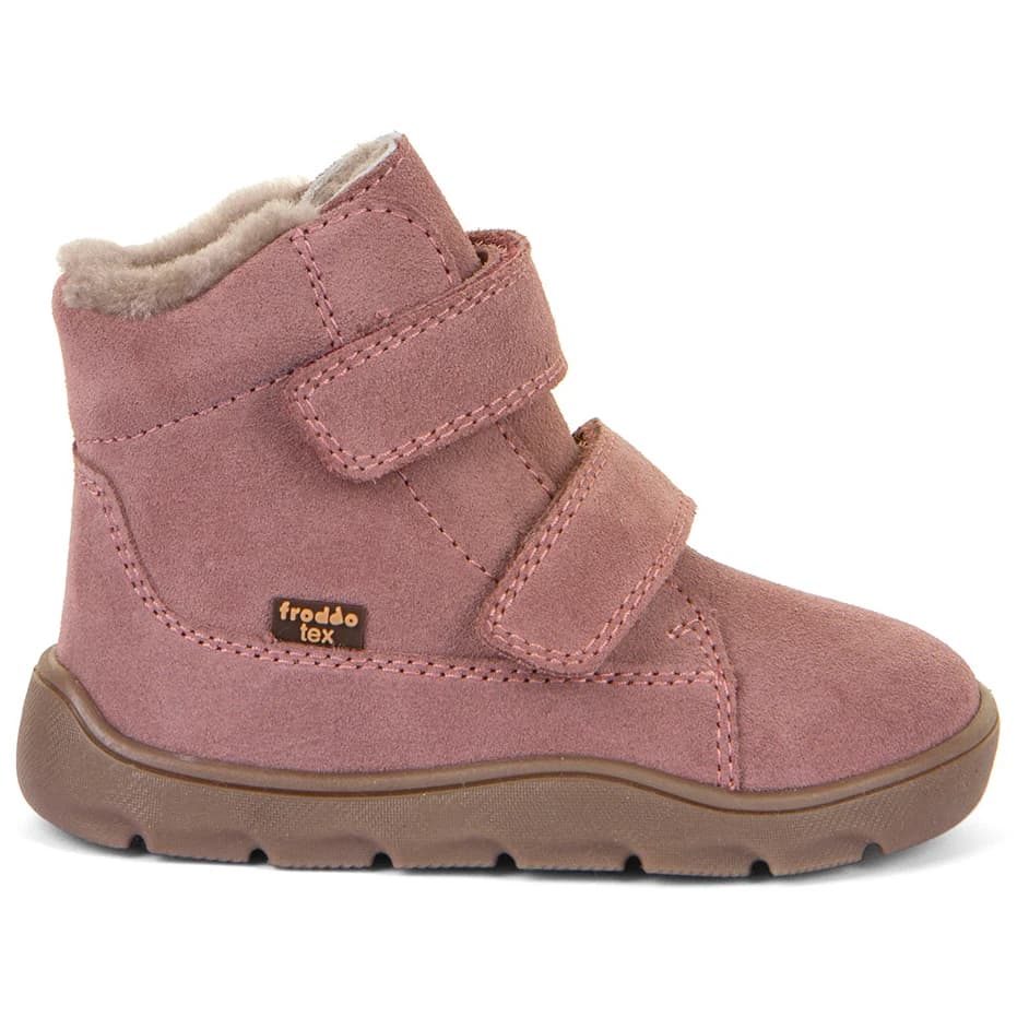 Детски зимни ботуши Froddo Kid's Zeru Tex Furry Barefoot Winter boots - Dark Pink
