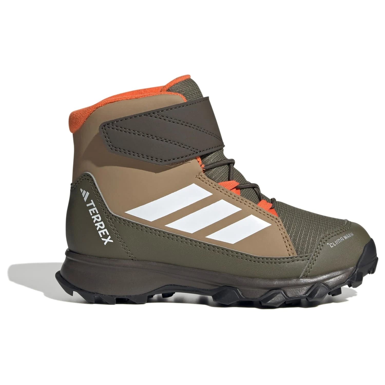 Детски зимни ботуши Adidas terrex Kid's Terrex Snow CF Climawarm Winter boots - Cardboard / Ftwr White / Semi Impact Orange