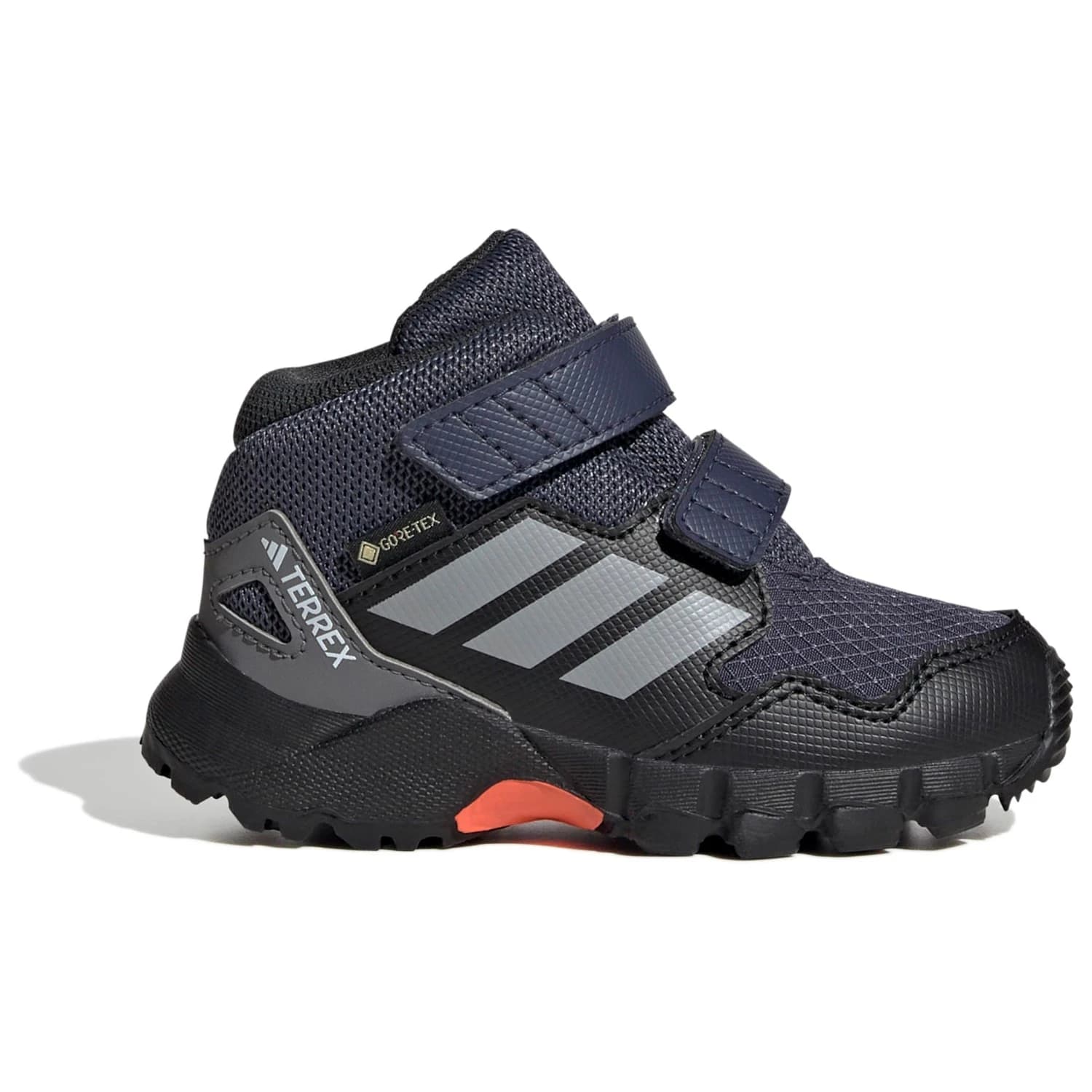 Детски туристически обувки adidas Terrex Small Kid's Terrex Skychaser Mid GORE-TEX Walking boots - Shadow Navy / Grey Three / Semi Impact Orange