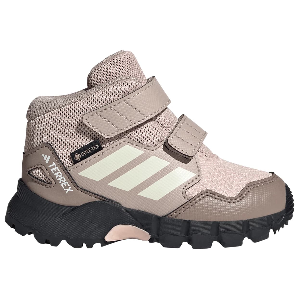 Детски туристически обувки adidas Terrex Small Kid's Terrex Skychaser Mid GORE-TEX Walking boots - Chalky Brown / Off White / Blush Pink