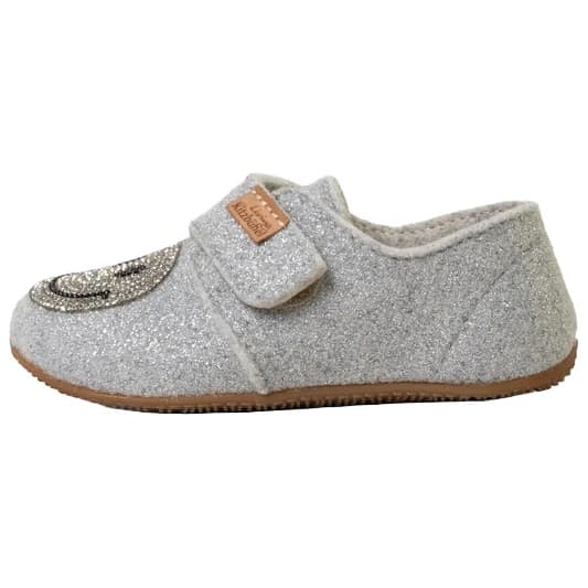 Детски пантофи Living kitzbühel Kids' Grace Glamour Hook-and-Loop Shoes House slippers - Kristall