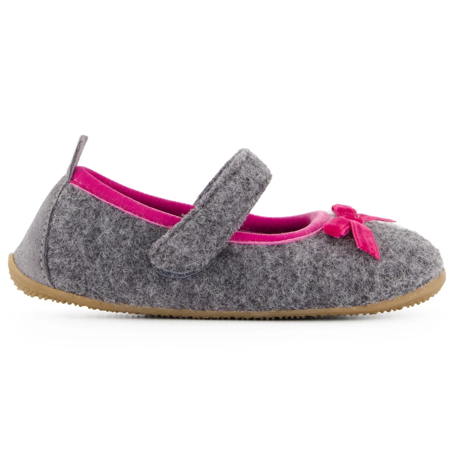 Детски пантофи Living Kitzbühel Kids' Molly Bow Ballerina Shoes House slippers - Grau