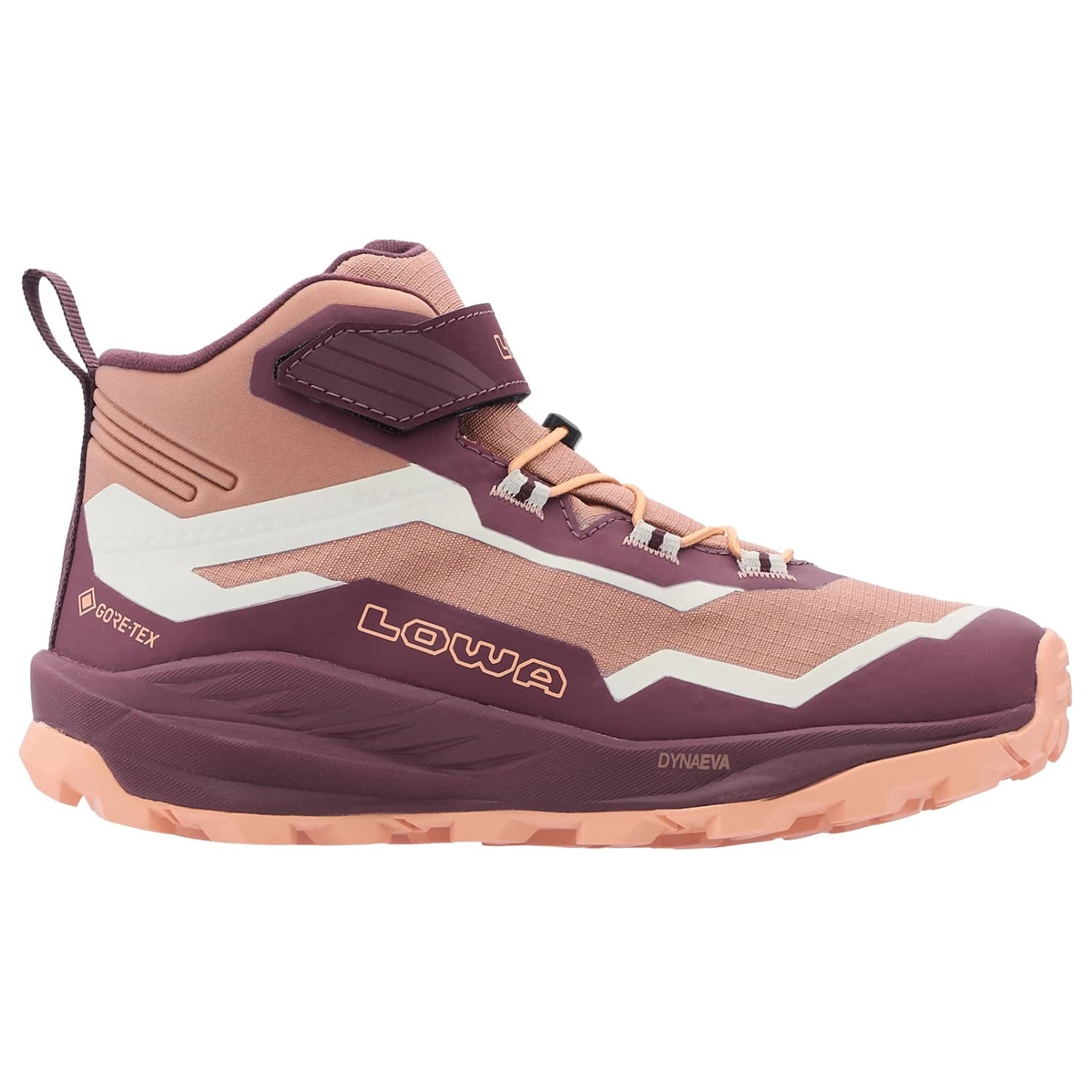 Детски туристически обувки Lowa Kid's Trailux GTX Mid Walking boots - Bordeaux / Clay