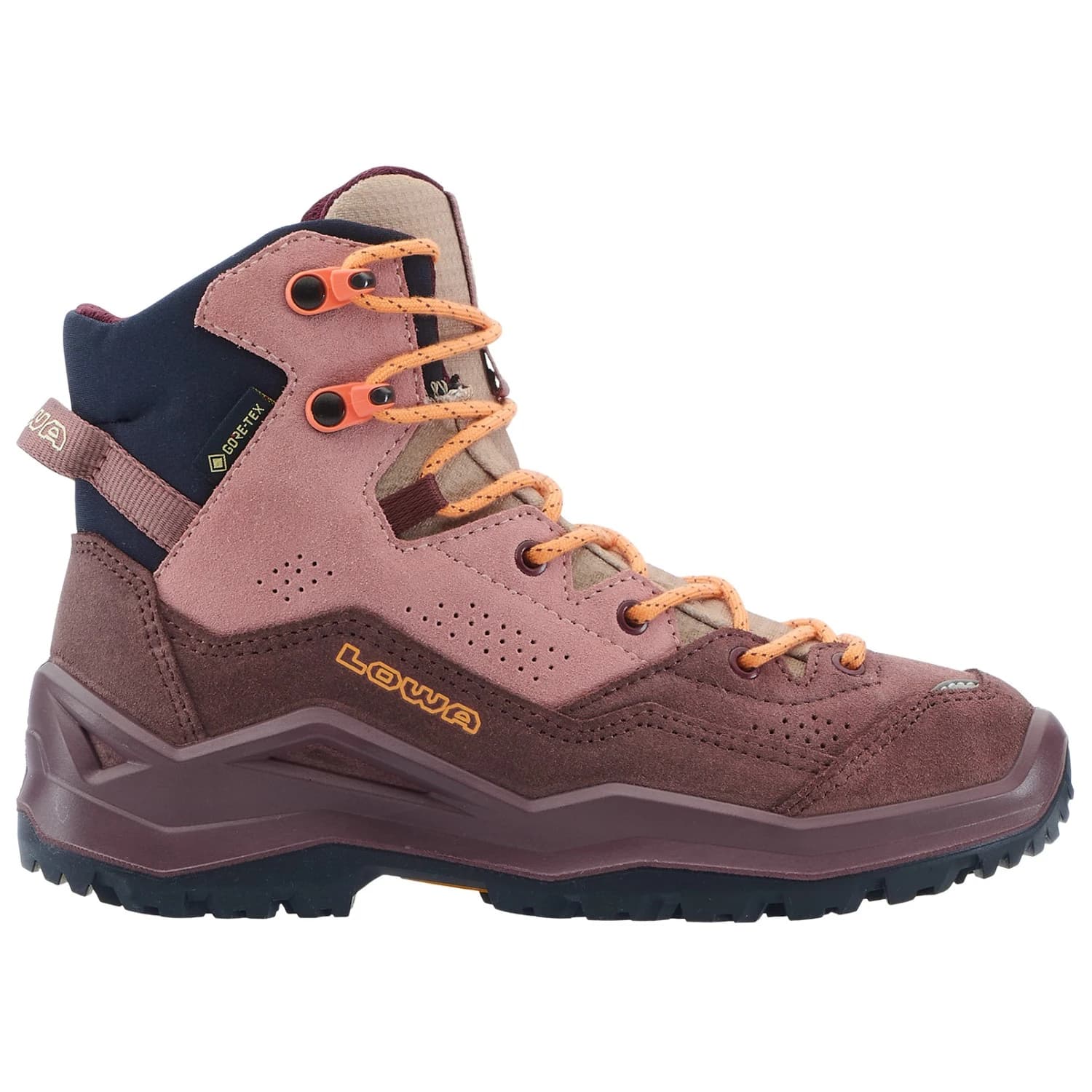 Детски туристически обувки Lowa Kid's Wandax GTX Mid Walking boots - Dusky Pink / Dusky Pink