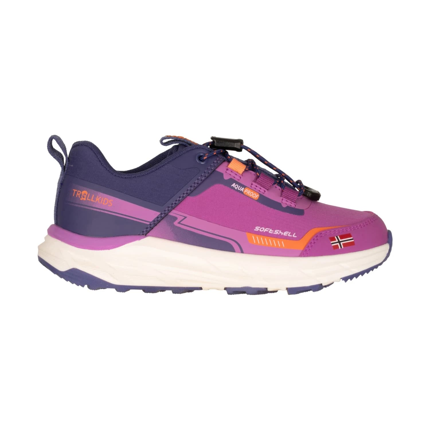 Детски мултиспорт обувки Trollkids Kid's Bjordal Hiker Multisport shoes - Mallow Pink / Violet Blue / Papaya