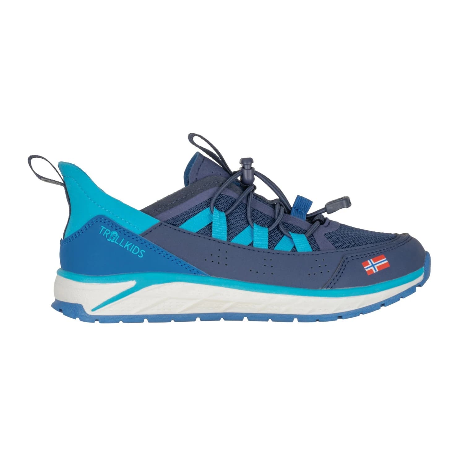 Детски маратонки Trollkids Kid's Trondheim Sneaker - Dark Indigo / Alpine Blue / Pool Blue