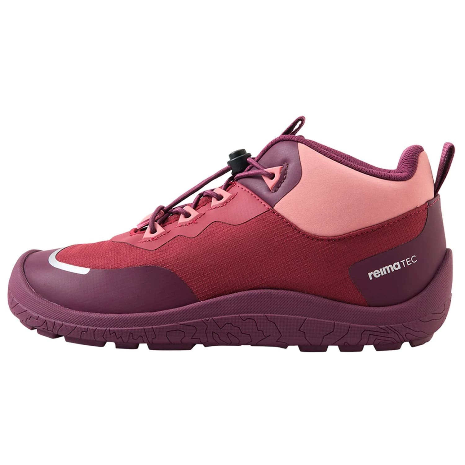 Детски обувки barefoot Reima Kid's Sankari Barefoot shoes - Maroon