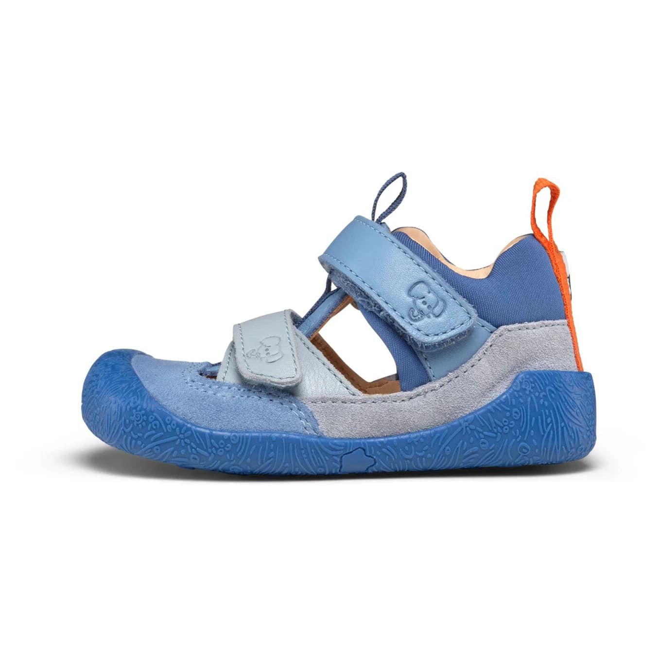 Детски сандали Affenzahn Kid's Lauflerner Sandale Leder Freely Sandals - Elefant