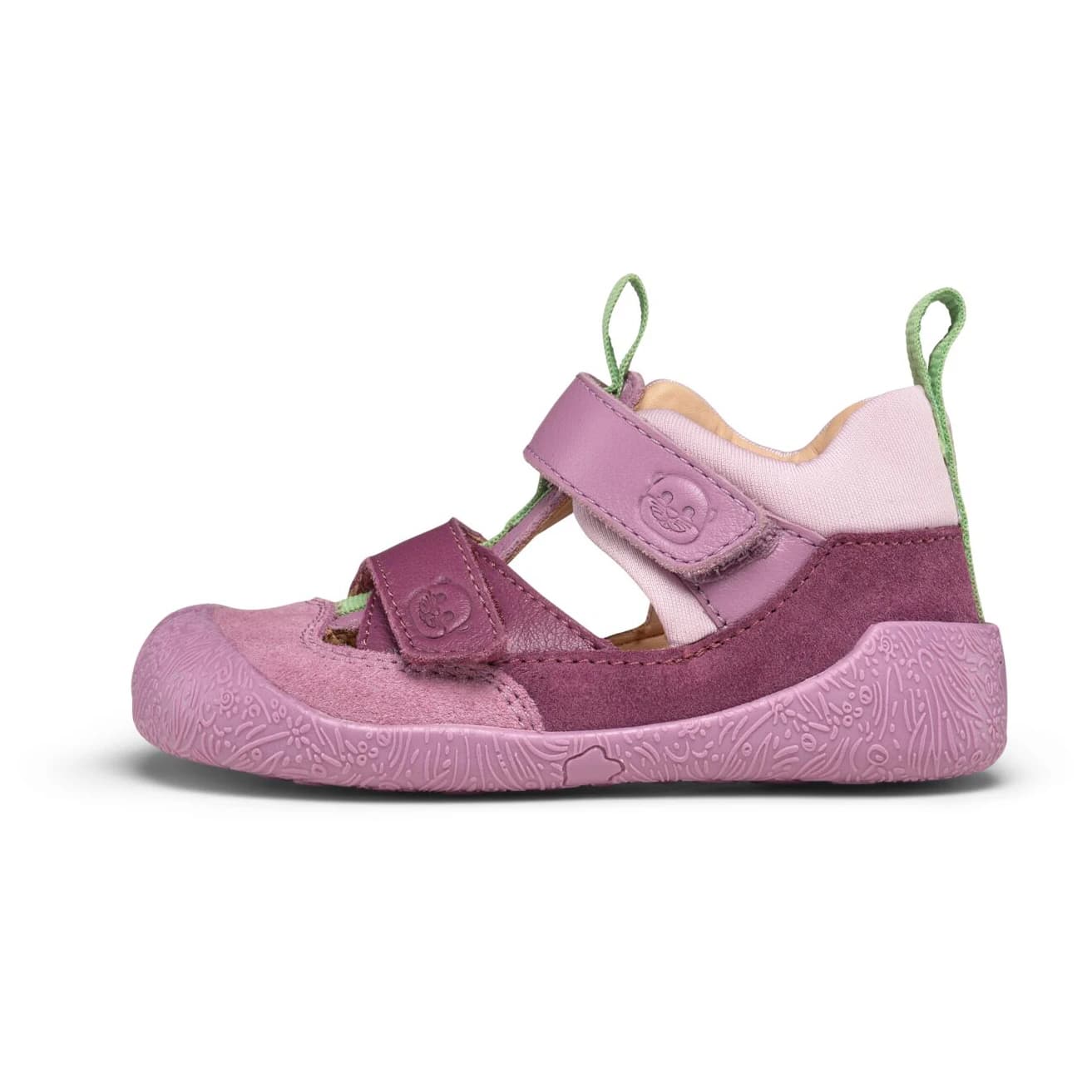 Детски сандали Affenzahn Kid's Lauflerner Sandale Leder Freely Sandals - Otter