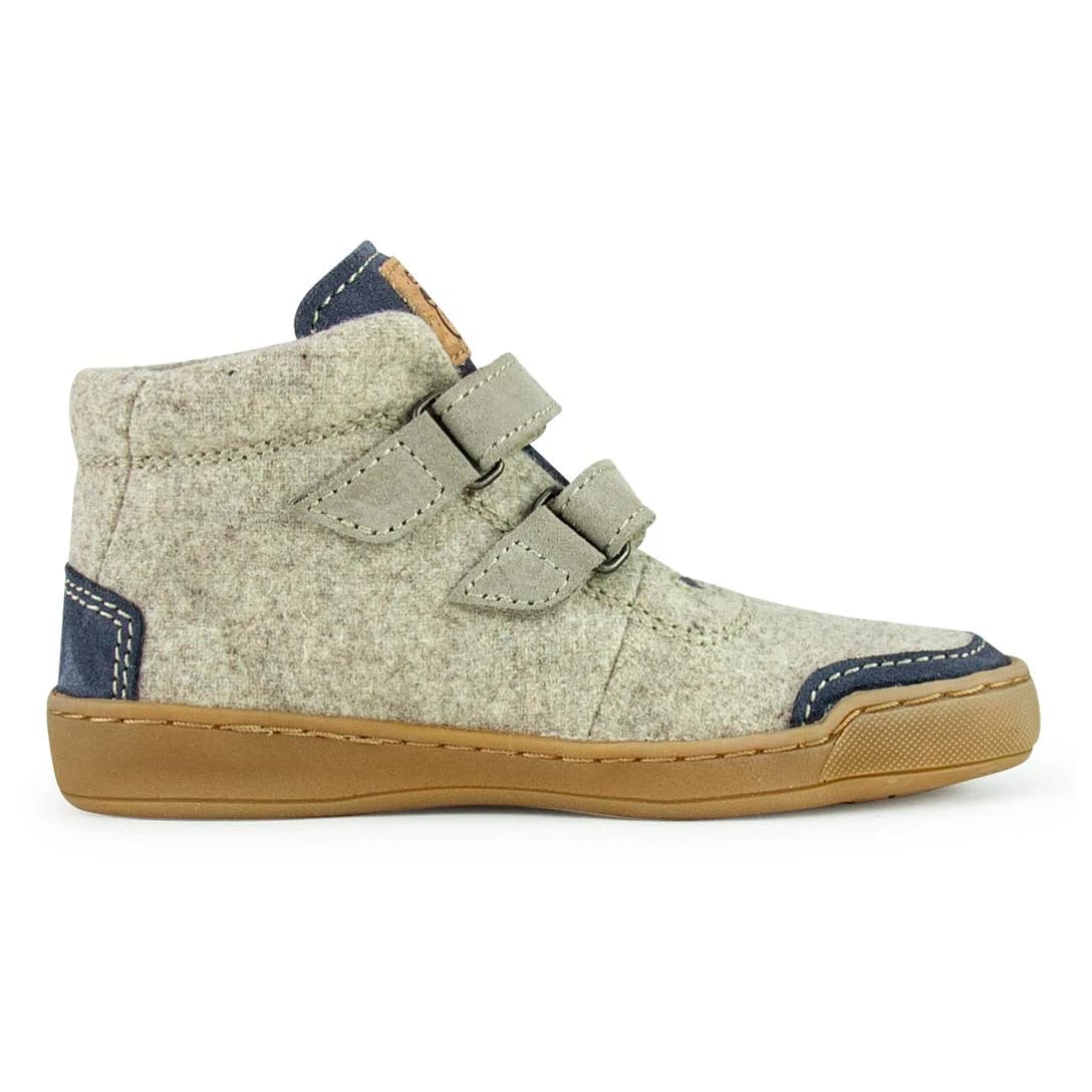 Детски обувки barefoot Doghammer Kid's Terrar Wool High Barefoot shoes - Indigo