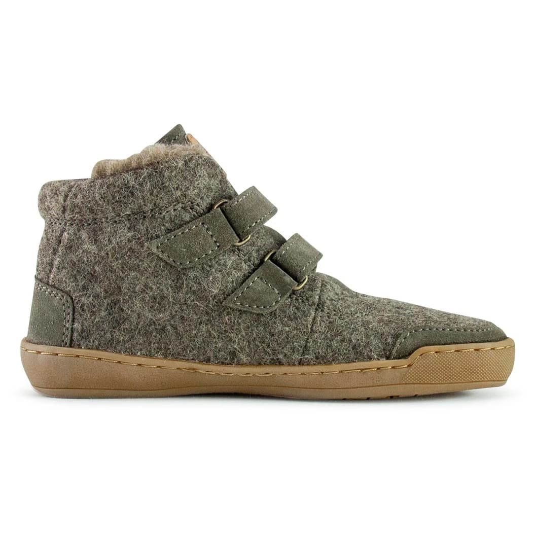 Детски обувки barefoot Doghammer Kid's Terrar Wool High Barefoot shoes - Grey