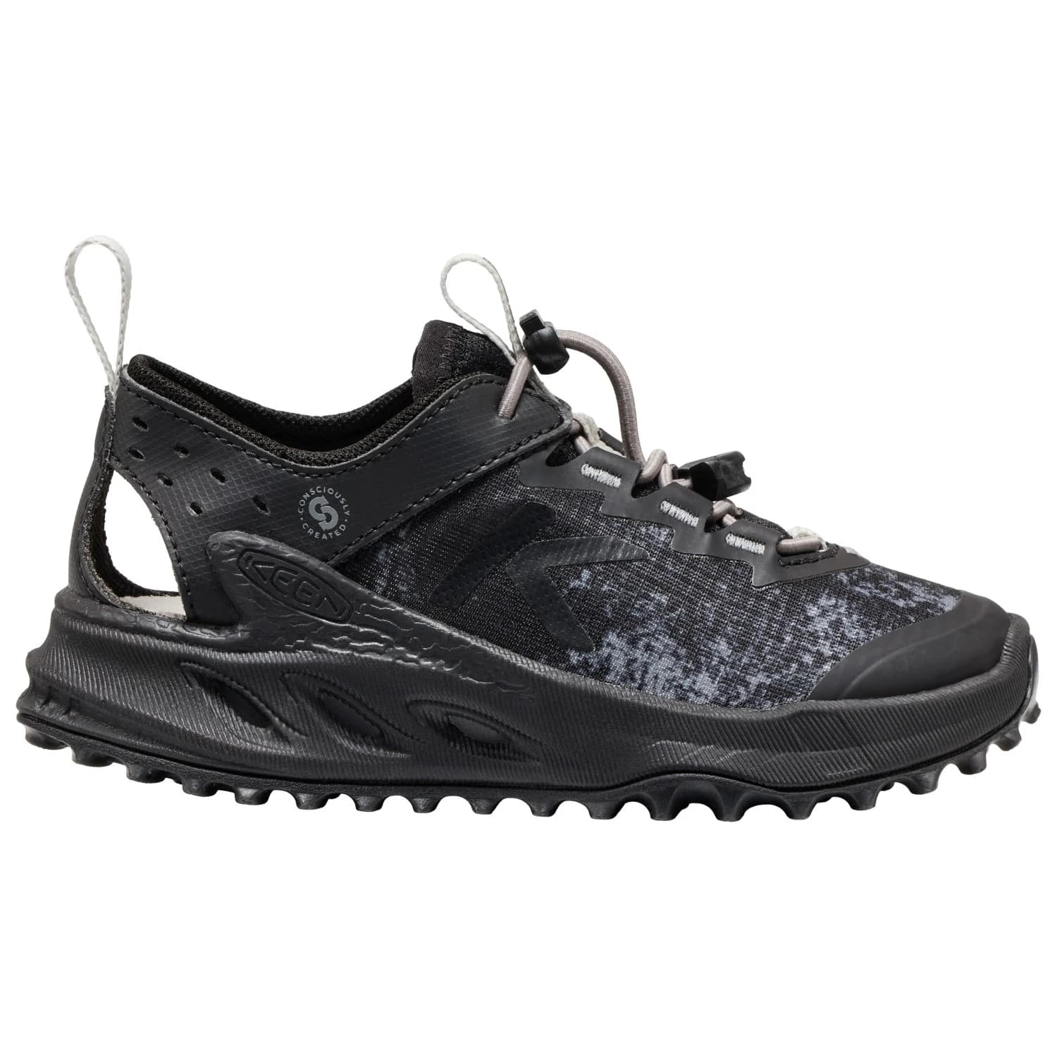 Детски сандали Keen Kid's Zionic ADV Sandal - Black / Steel Grey