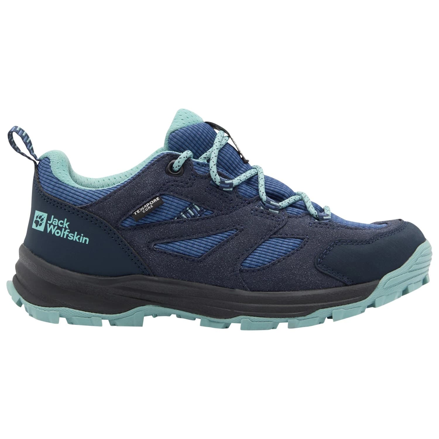 Детски мултиспорт обувки Jack Wolfskin Kid's Vojo Tour Texapore Low Multisport shoes - Night Blue