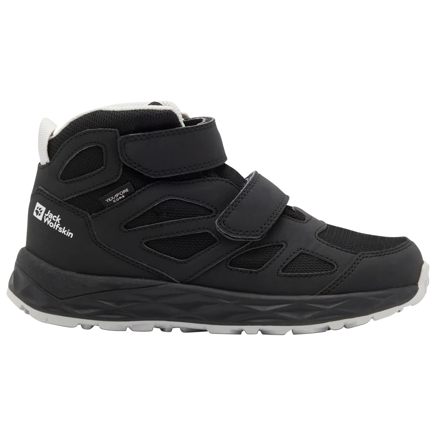 Детски туристически обувки Jack wolfskin Kid's Woodland 2 Texapore Mid VC Walking boots - Phantom