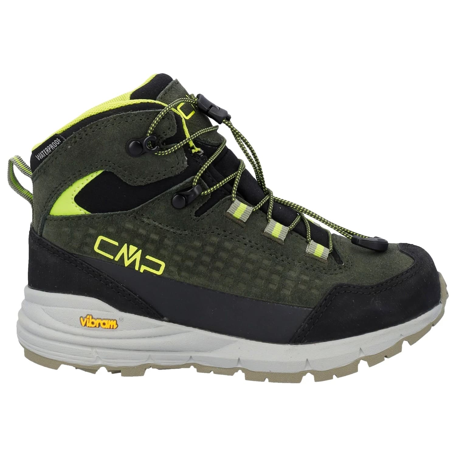 Детски туристически обувки CMP Kid's Vertyx Mid Trekking Shoes WP Walking boots - Pine / Mela