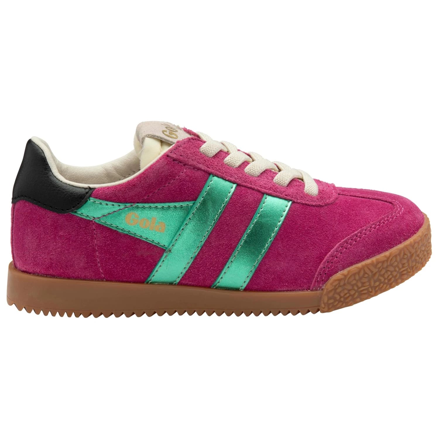 Детски маратонки Gola Kid's Elan Glitz Sneakers - Fuchsia / Emerald / Black