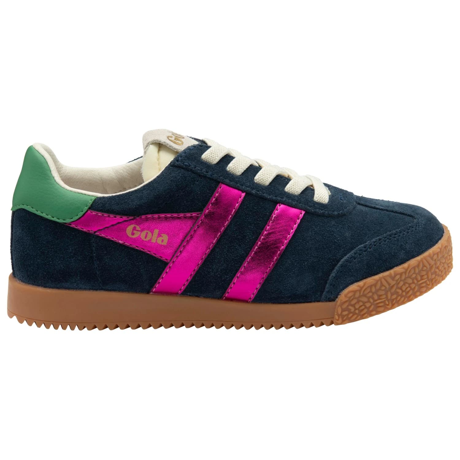Детски маратонки Gola Kid's Elan Glitz Sneakers - Navy / Fuchsia / Emerald