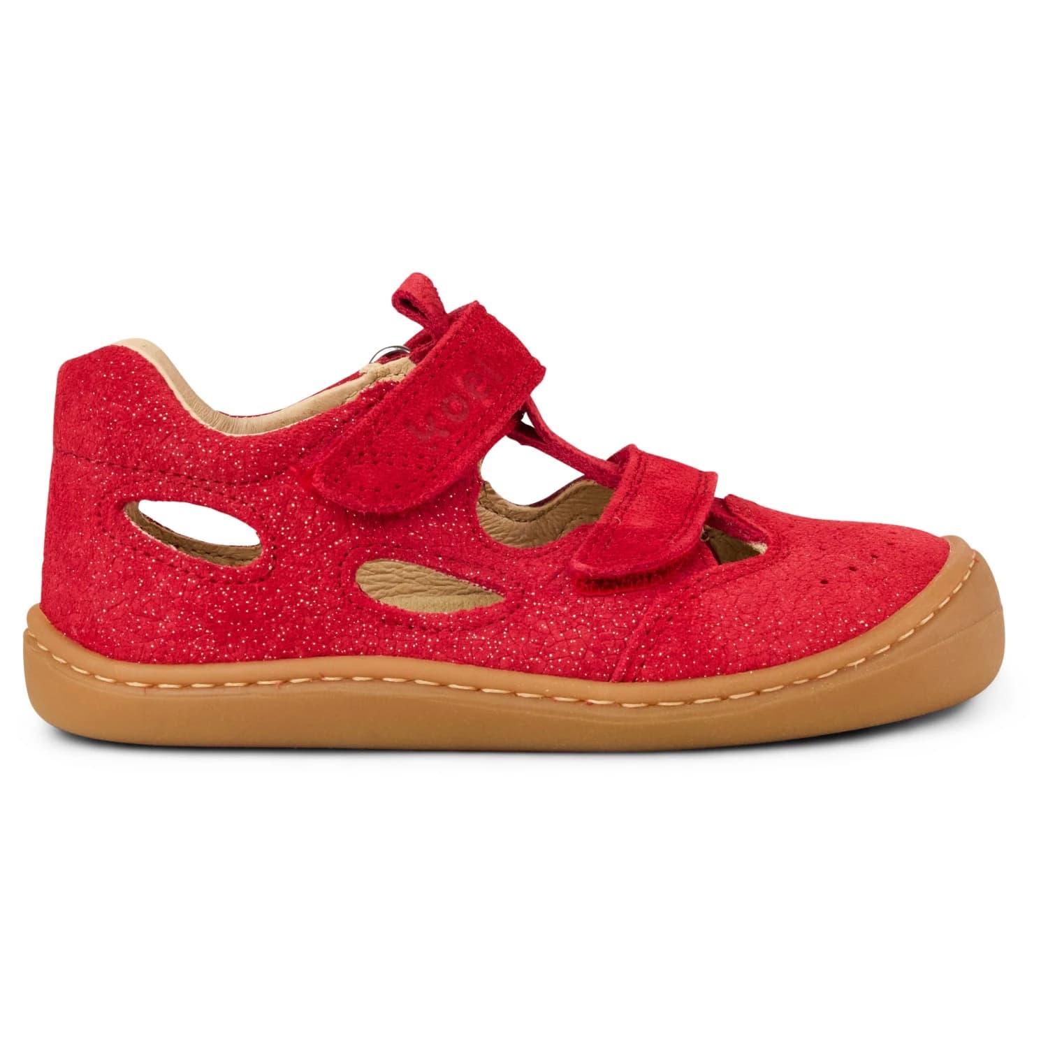 Детски обувки barefoot Koel Kid's Bep Fantasie Sandals - Red