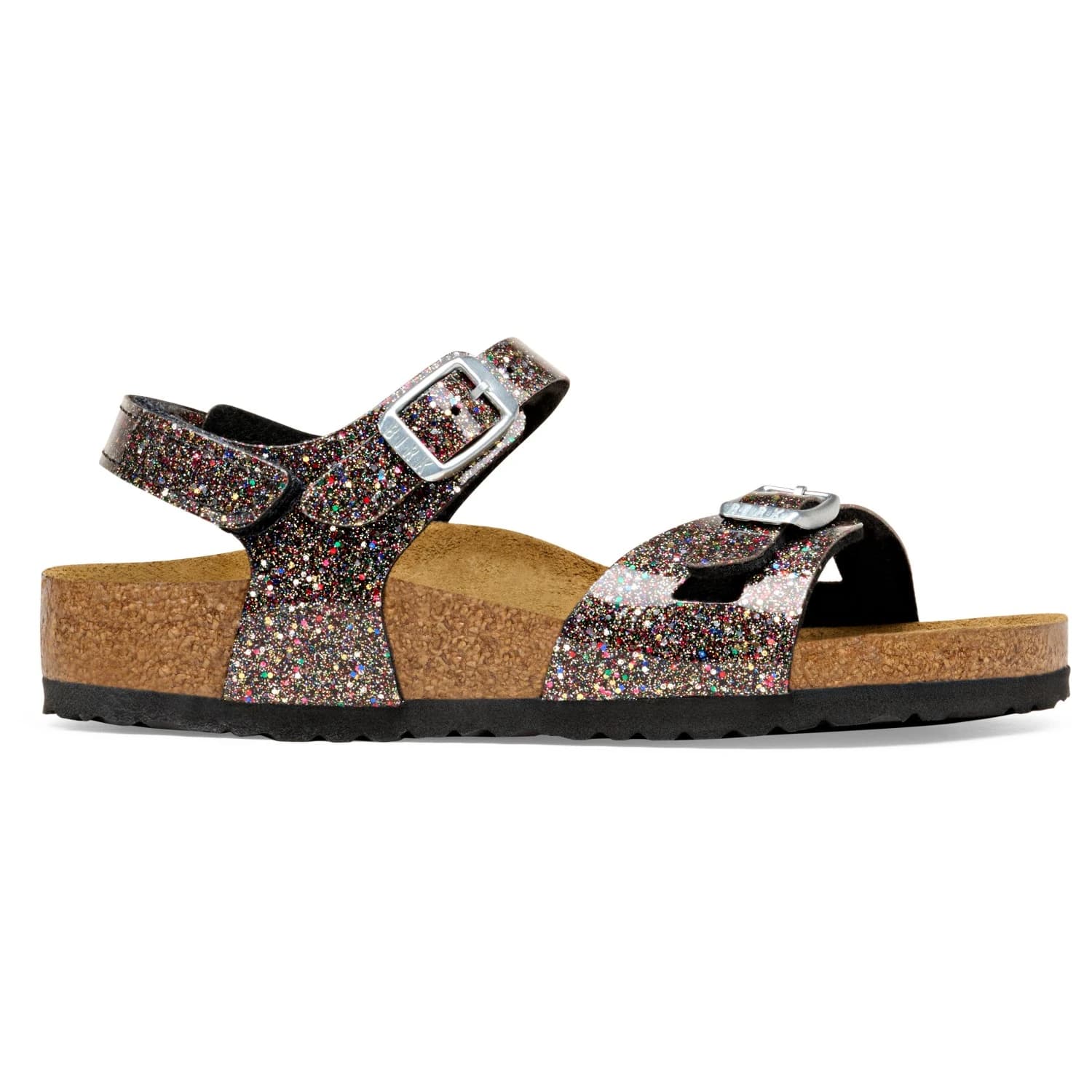 Детски сандали Birkenstock Kid's Rio AS Birko-Flor Cosmic Sparkle Sandals - Cosmic Sparkle Black Multi