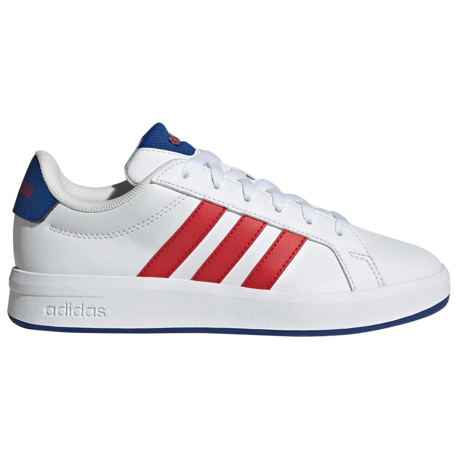 Маратонки adidas Junior's Grand Court 3.0 Sneakers - Ftwr White / Team Royal Blue / Better Scarlet