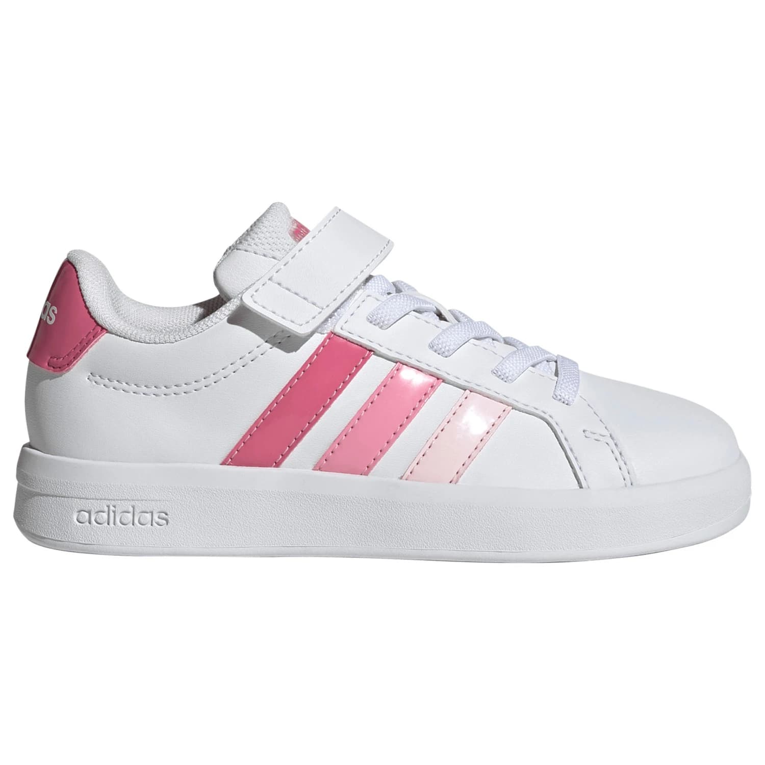 Детски маратонки adidas Kid's Grand Court 3.0 Sneakers - Ftwr White / Pink Fusion / Bliss Pink