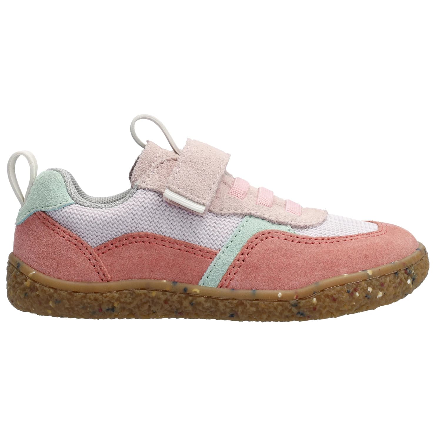 Детски обувки barefoot Groundies Kid's Lou 2.0 Barefoot shoes - Rose / Mint