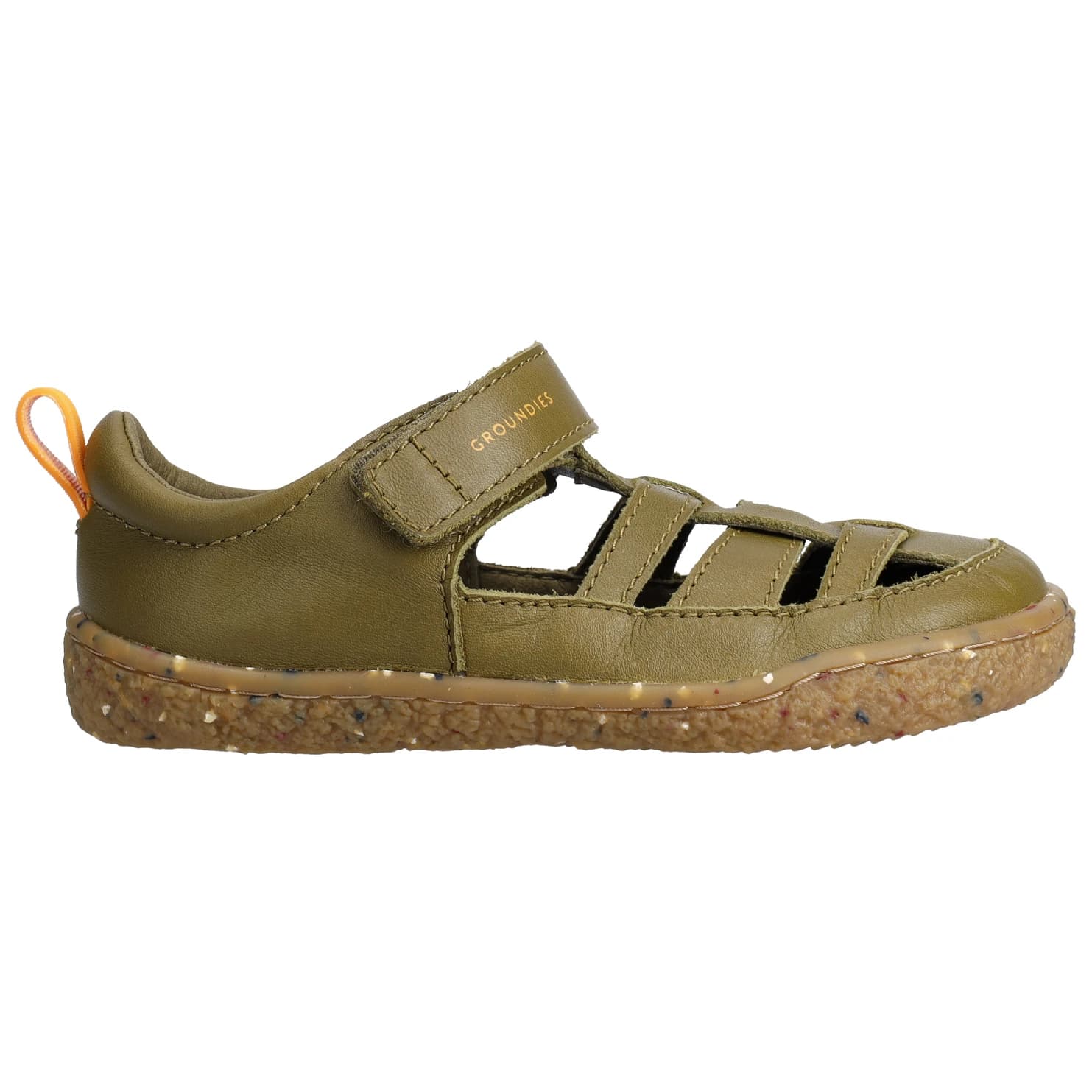 Детски сандали Groundies Kid's Noto 2.0 Sandals - Khaki / Orange