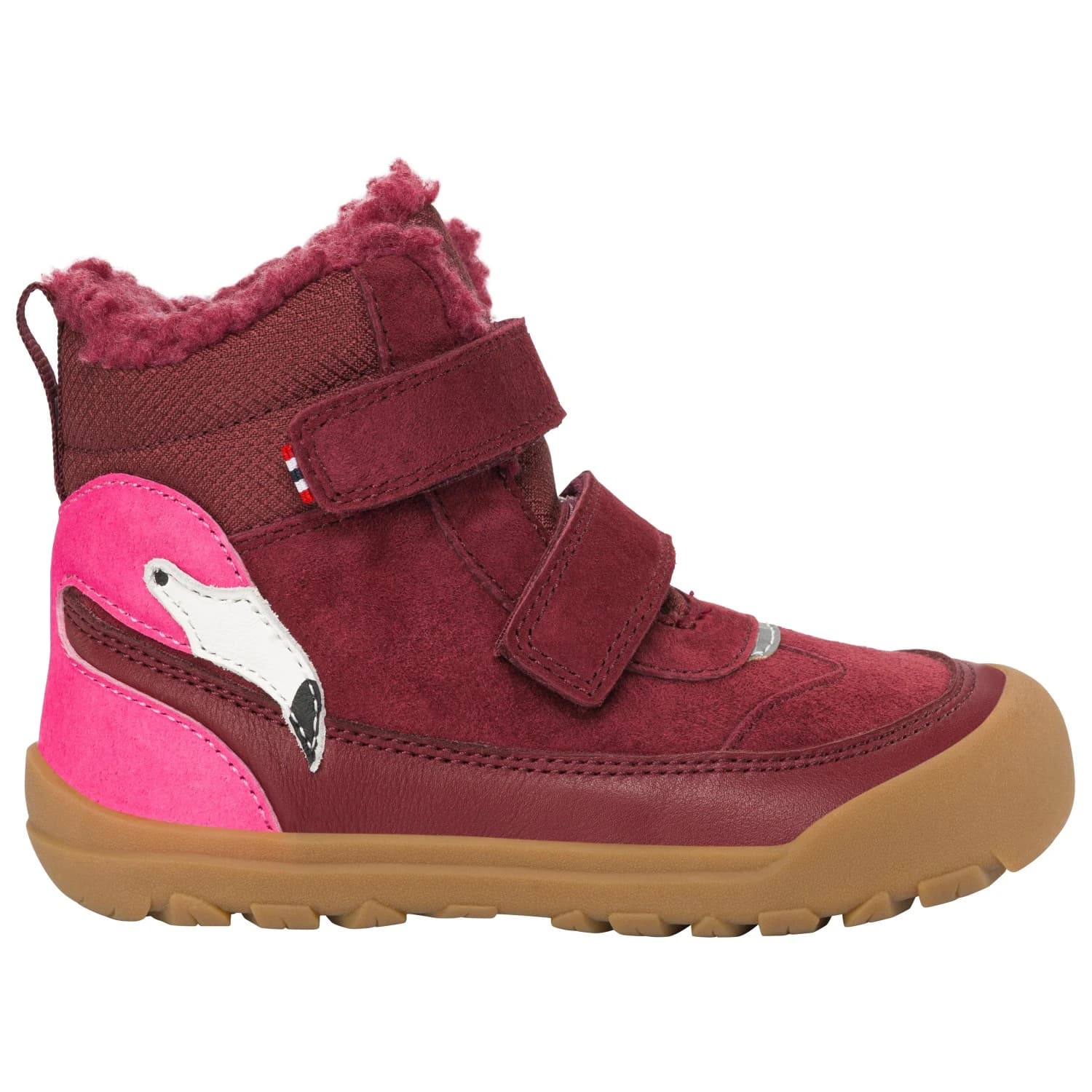 Детски зимни ботуши Viking Kid's Alv Barefoot Paw Warm WP 2V Winter boots - Burgundy