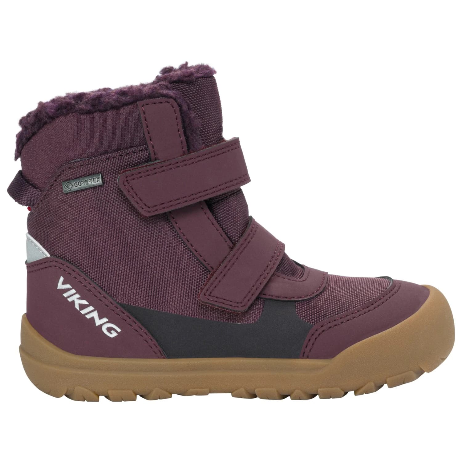 Детски зимни ботуши Viking Kid's Spruce Barefoot Warm GTX 2V Winter boots - Wine