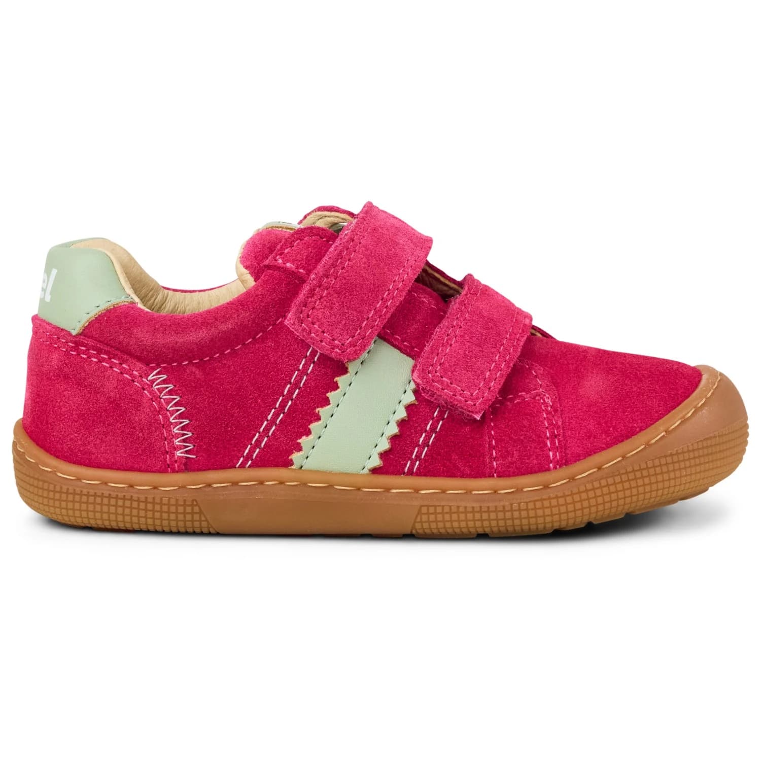 Детски обувки barefoot Koel Kid's Denis Suede 3.0 Barefoot shoes - Fuchsia