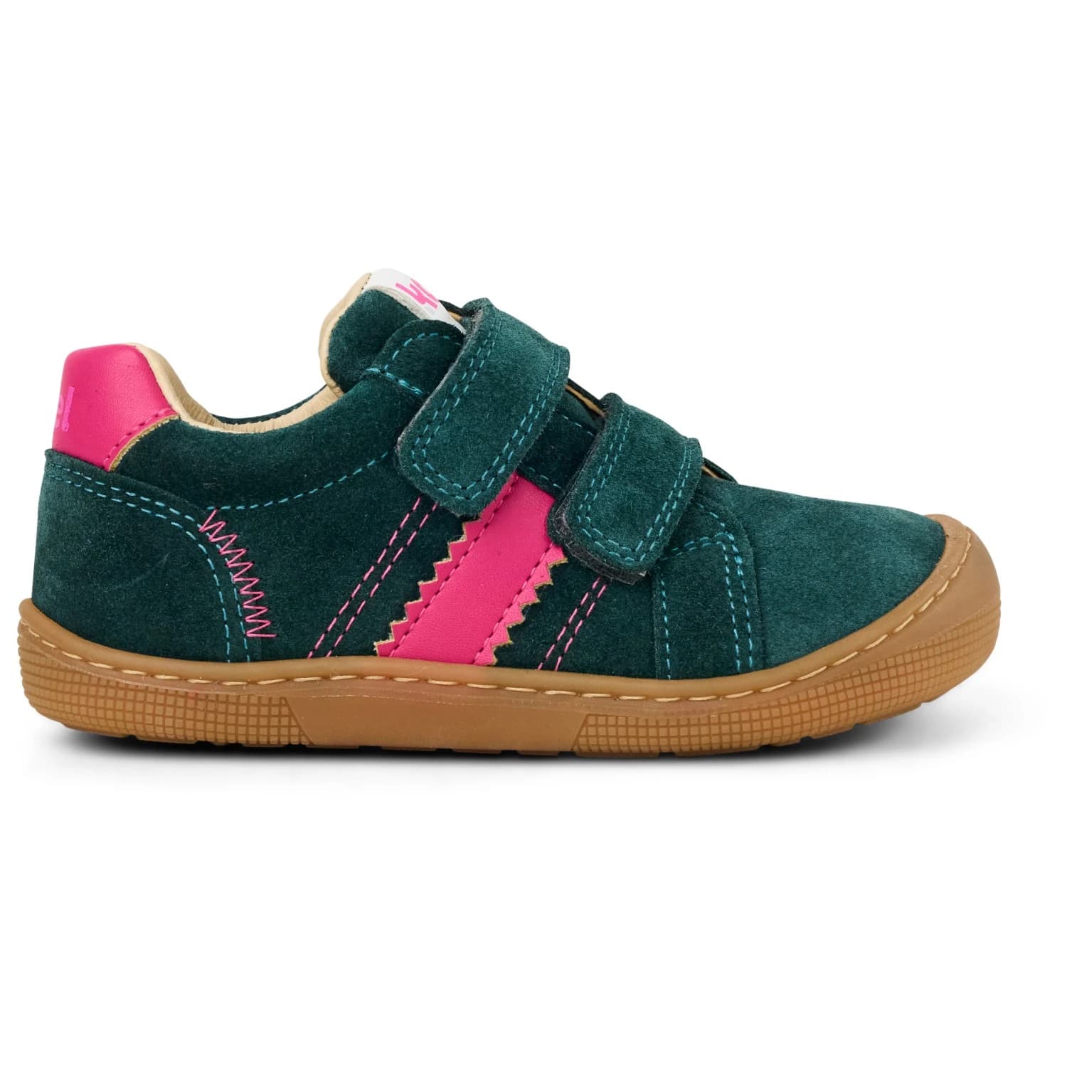 Детски обувки barefoot Koel Kid's Denis Suede 3.0 Barefoot shoes - Turquoise