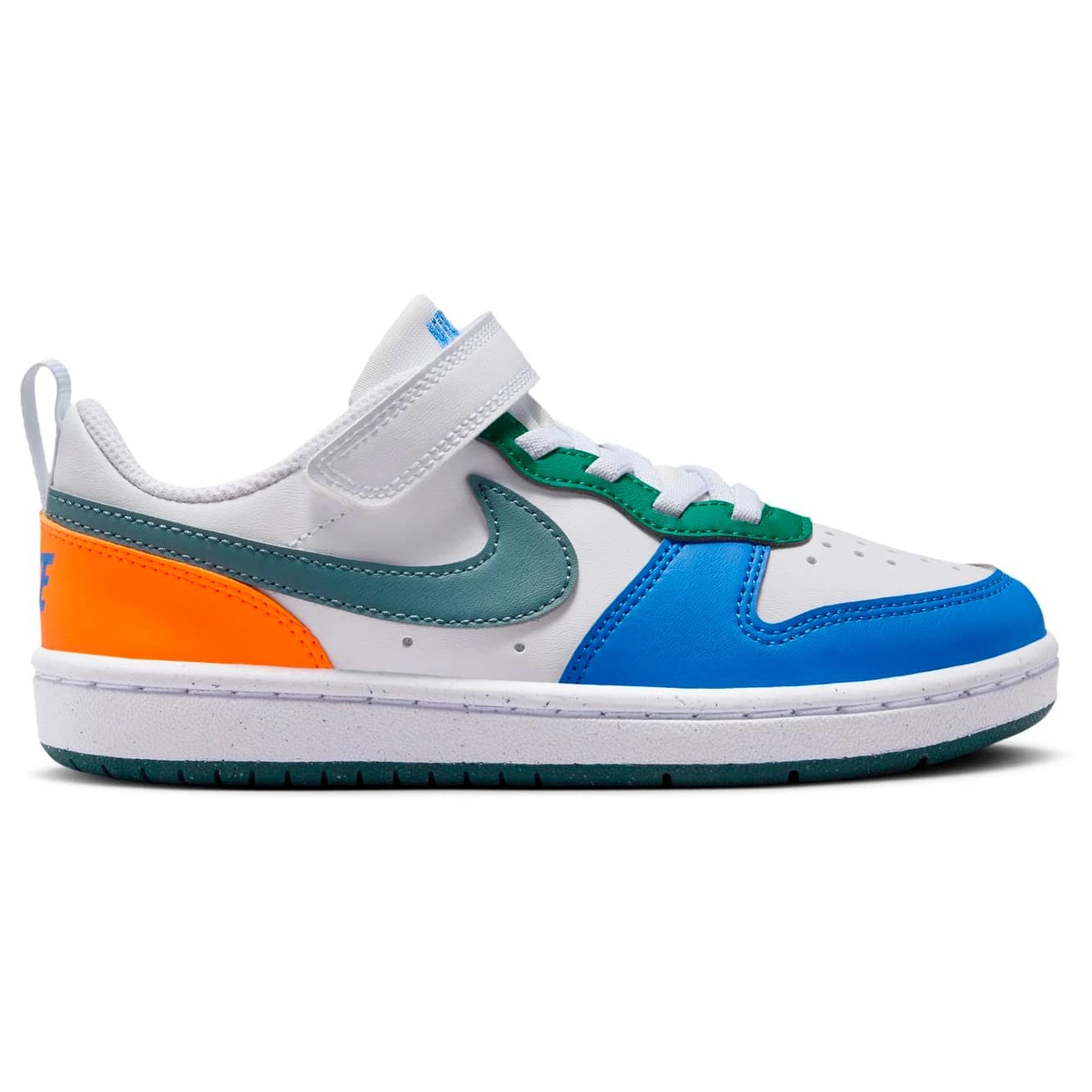 Детски маратонки Nike Kid's Court Borough Low Recraft Sneakers - White / Mineral Slate / Malachite