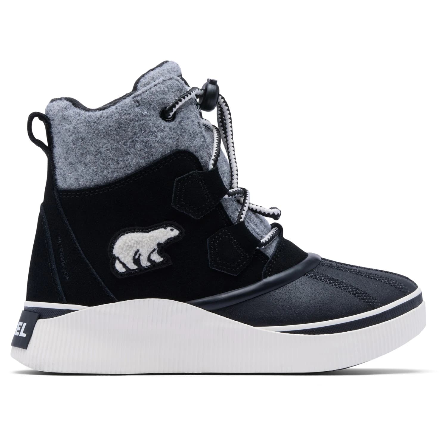 Детски зимни ботуши Sorel Kid's Big Out N About IV Chillz WP Winter boots - Black / Chalk