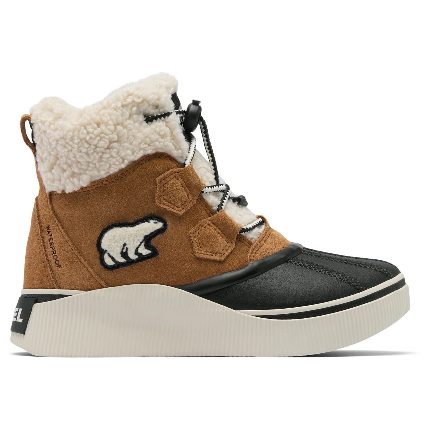 Детски зимни ботуши Sorel Kid's Big Out N About IV Chillz WP Winter boots - Taffy Leather / Black