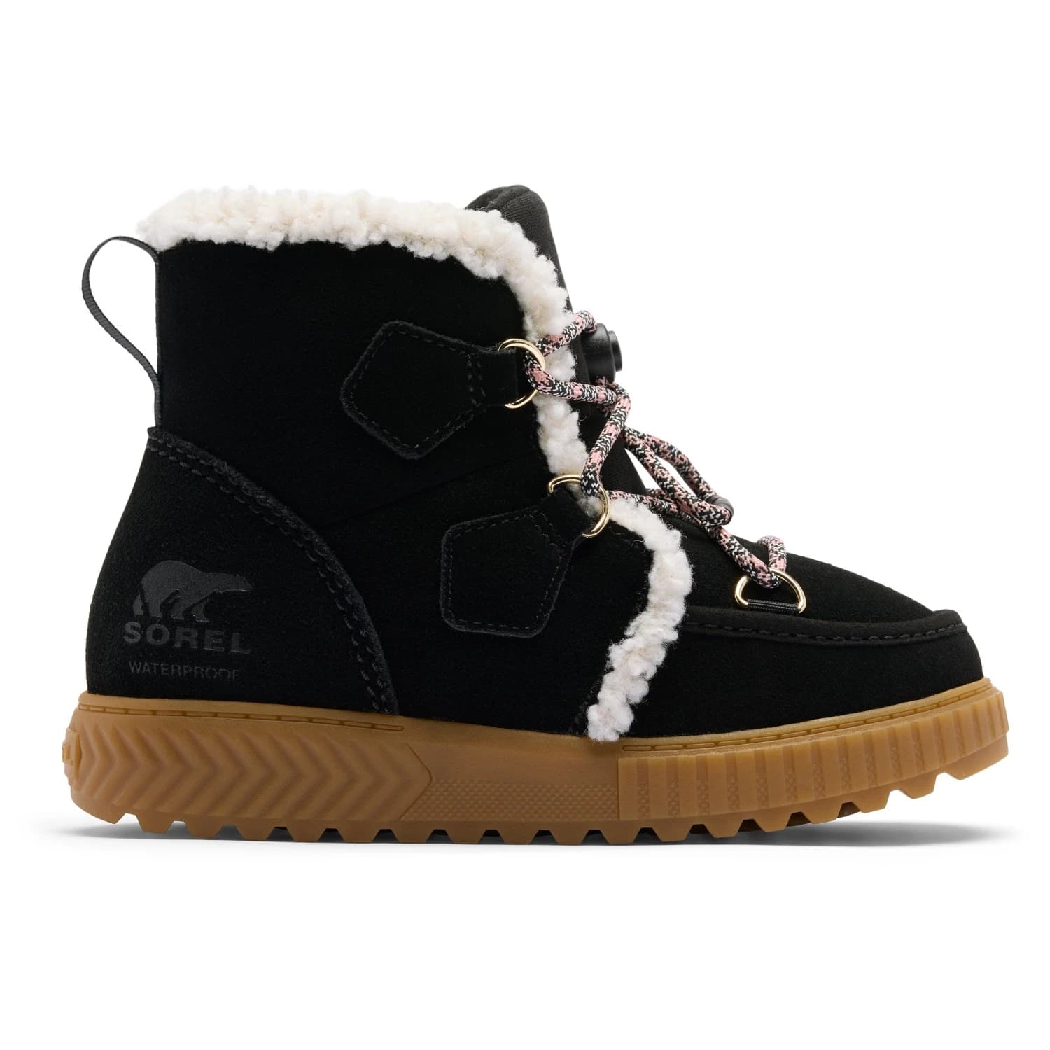 Детски зимни ботуши Sorel Kid's Little Ona Ave Alpine WP Winter boots - Black / Gum 2