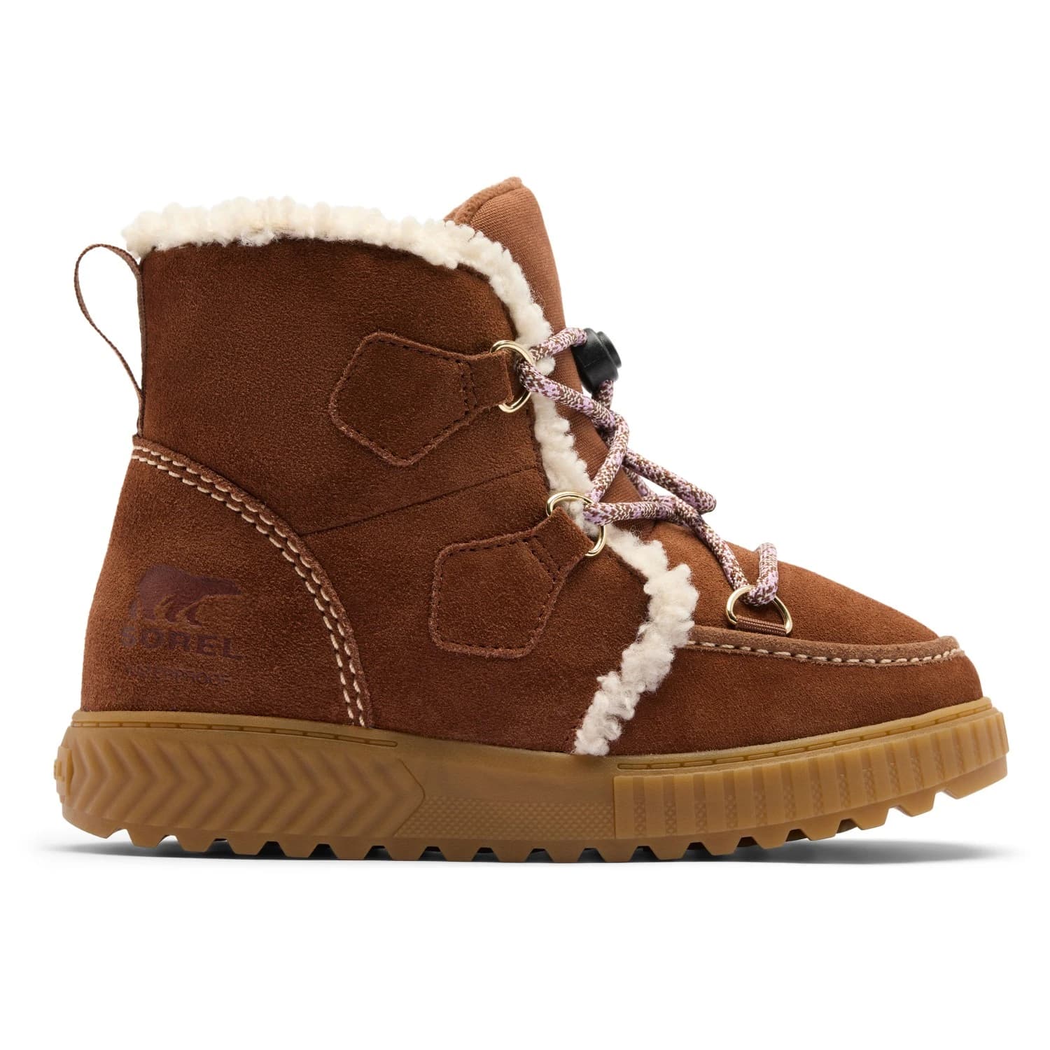 Детски зимни ботуши Sorel Kid's Little Ona Ave Alpine WP Winter boots - Dark Auburn / Gum 2