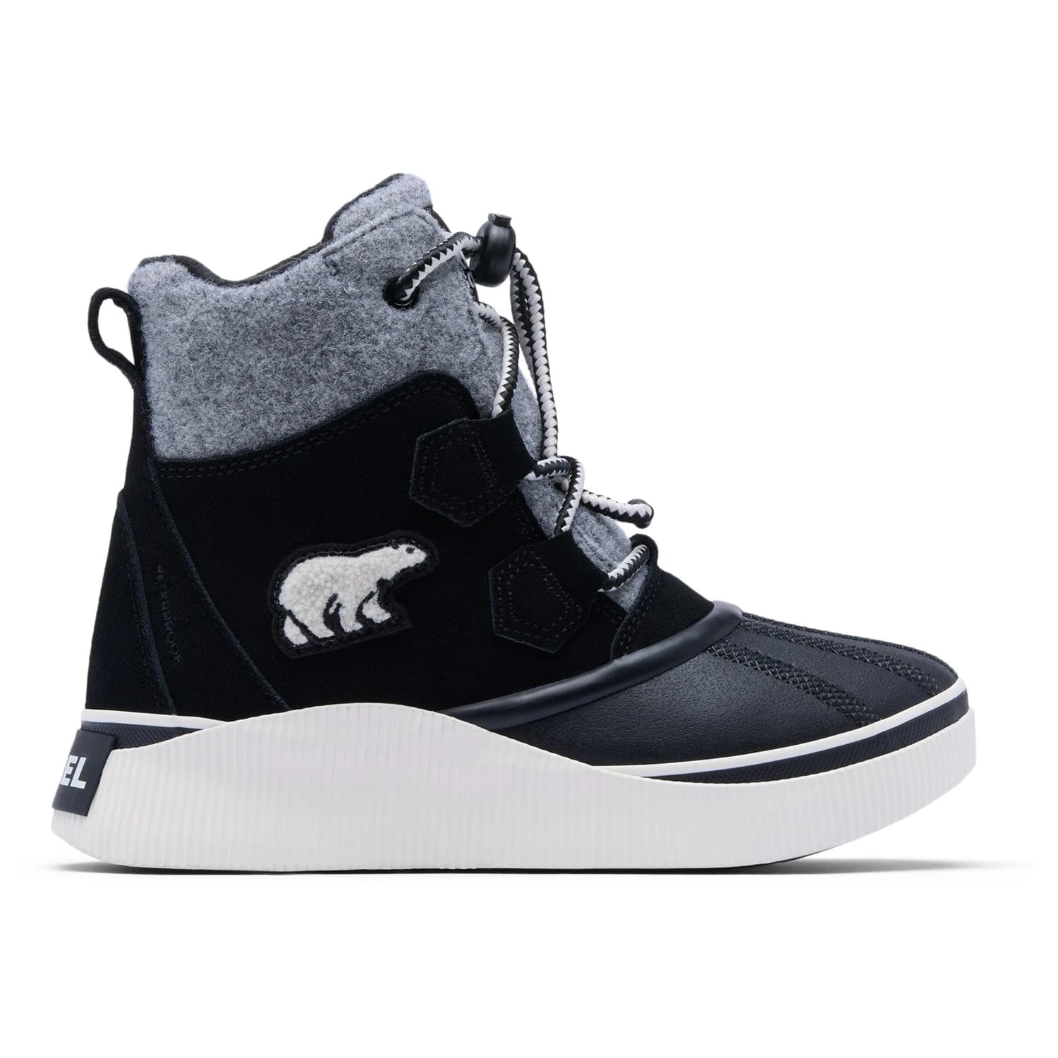Детски зимни ботуши Sorel Kid's Little Out N About IV Chillz WP Winter boots - Black / Chalk