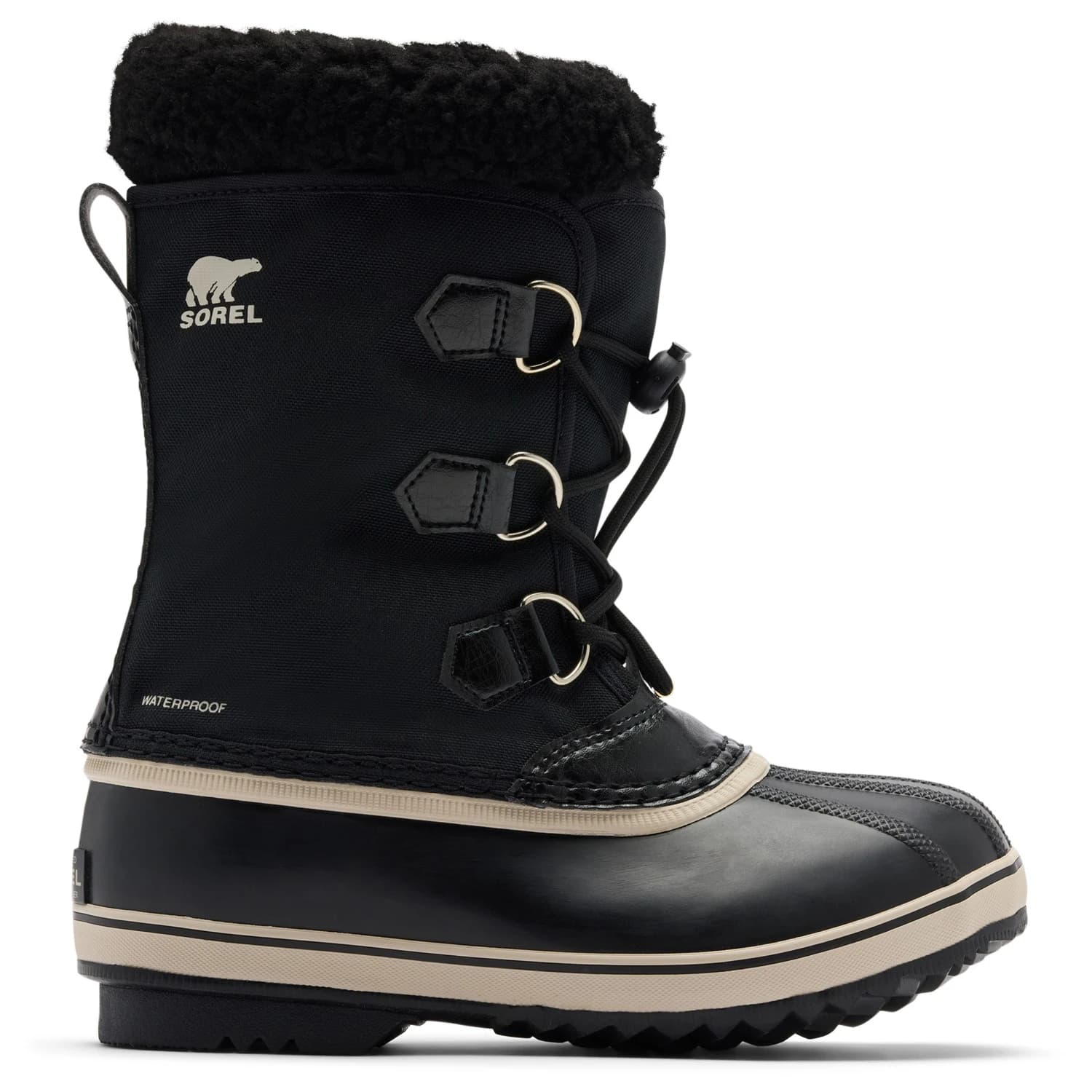 Детски зимни ботуши Sorel Kid's Little Yoot Pac Nylon WP Winter boots - Black / Black