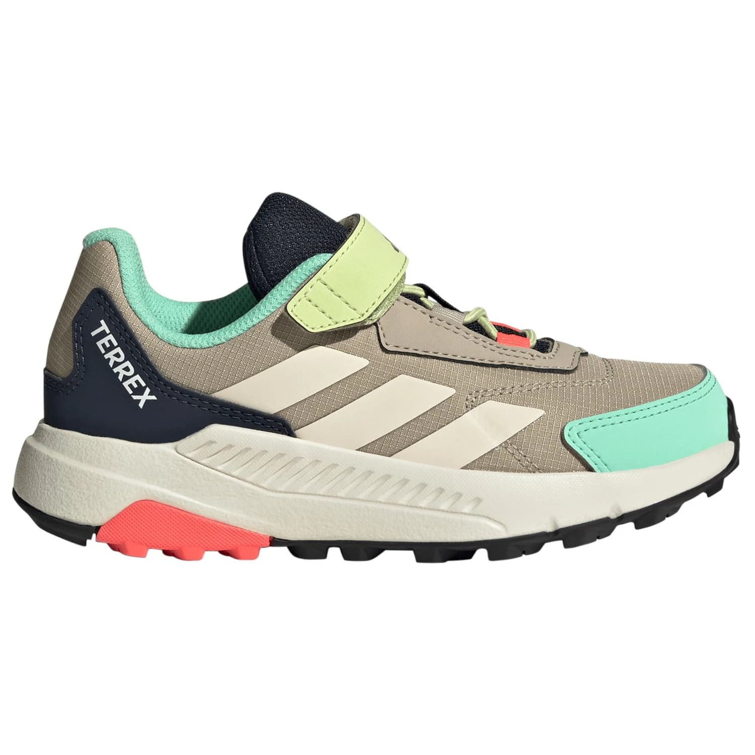 Детски туристически обувки adidas Terrex Kid's Anylander CF Walking boots - Khaki Three / Wonder White / Legend Ink