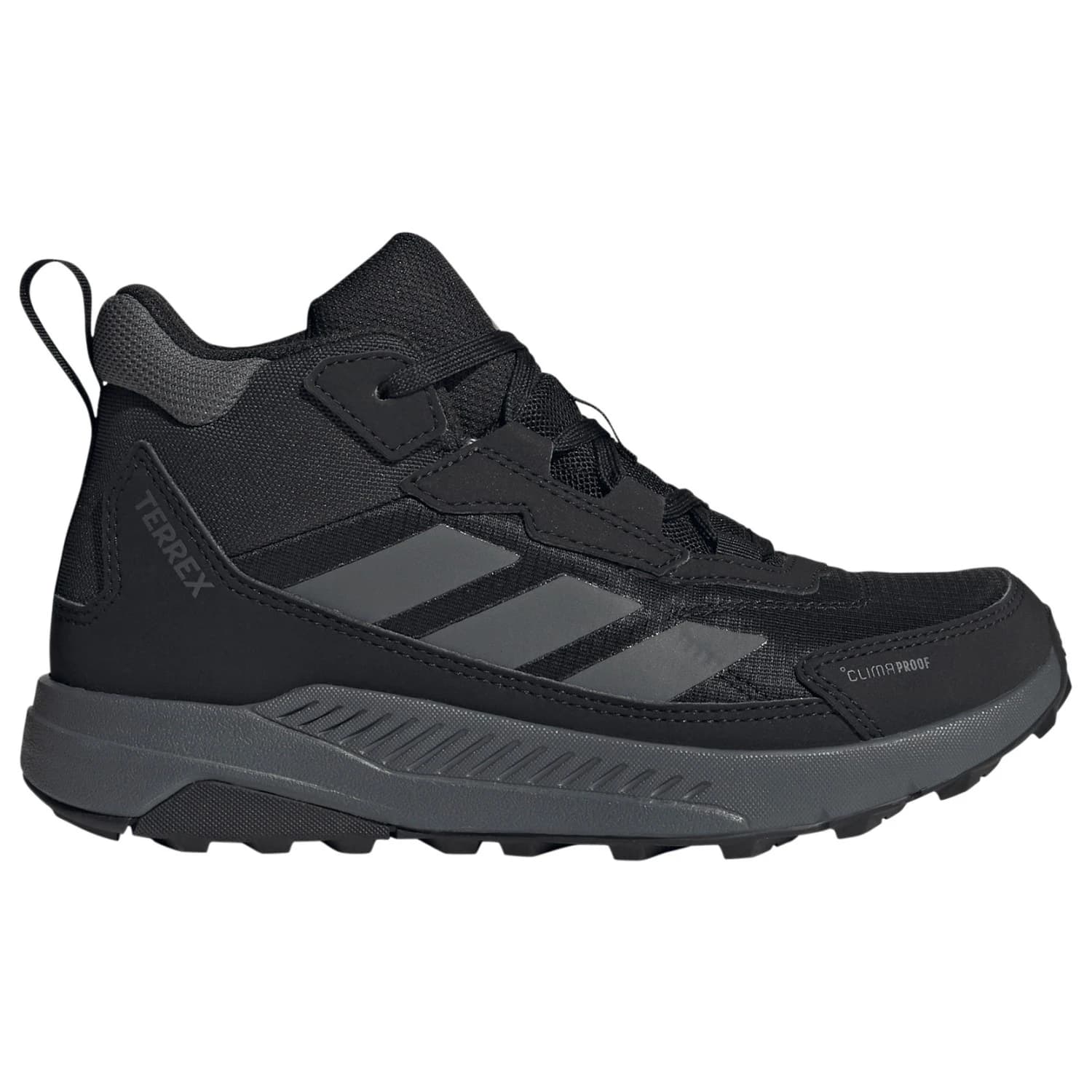 Детски туристически обувки adidas Terrex Kid's Anylander Mid ClimaProof Walking boots - Core Black / Grey Five / Core Black